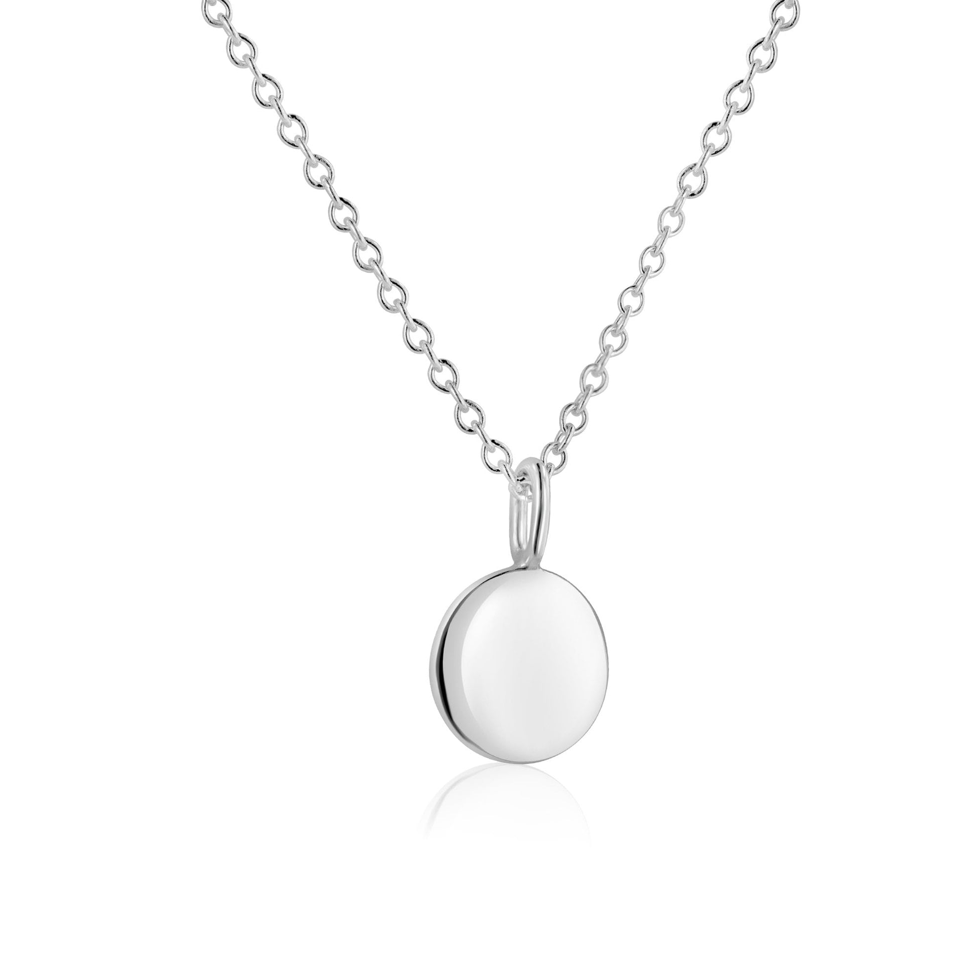 Sterling Silver Round Necklace