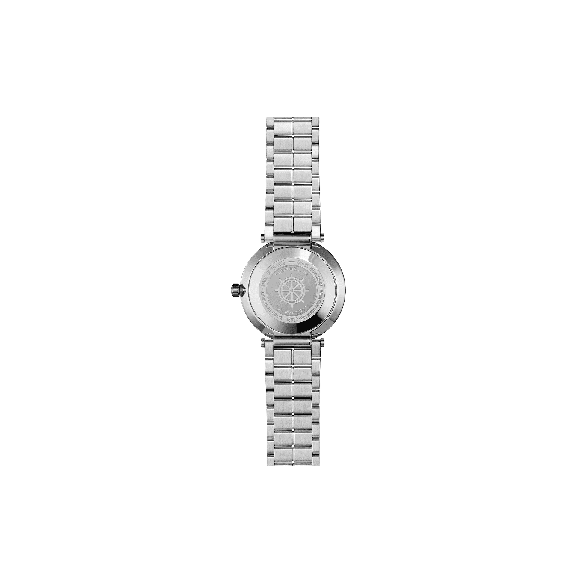 Women's Herbelin Newport Slim Steel Watch With Mother of Pearl Dial