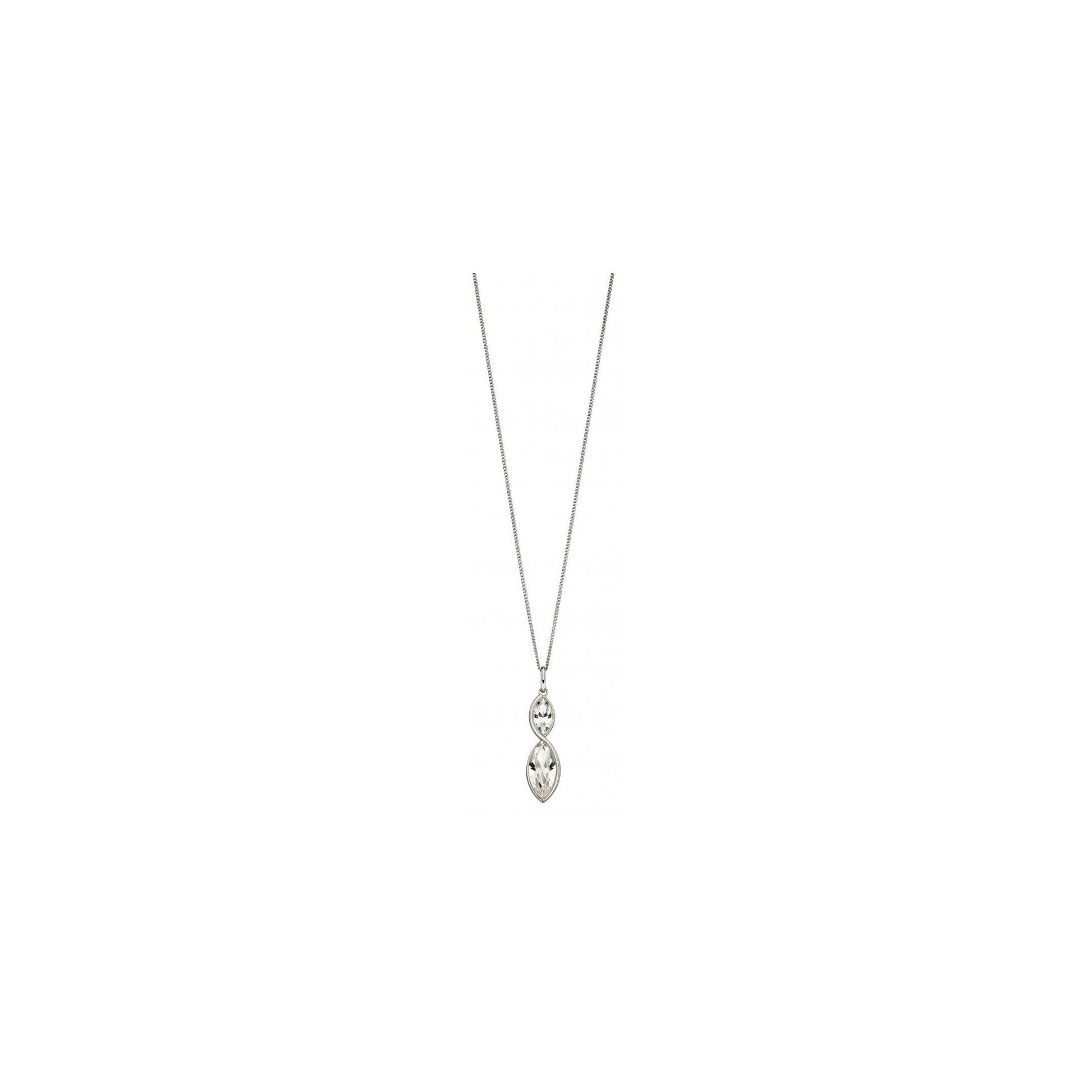 Marquise Clear Crystal Necklace