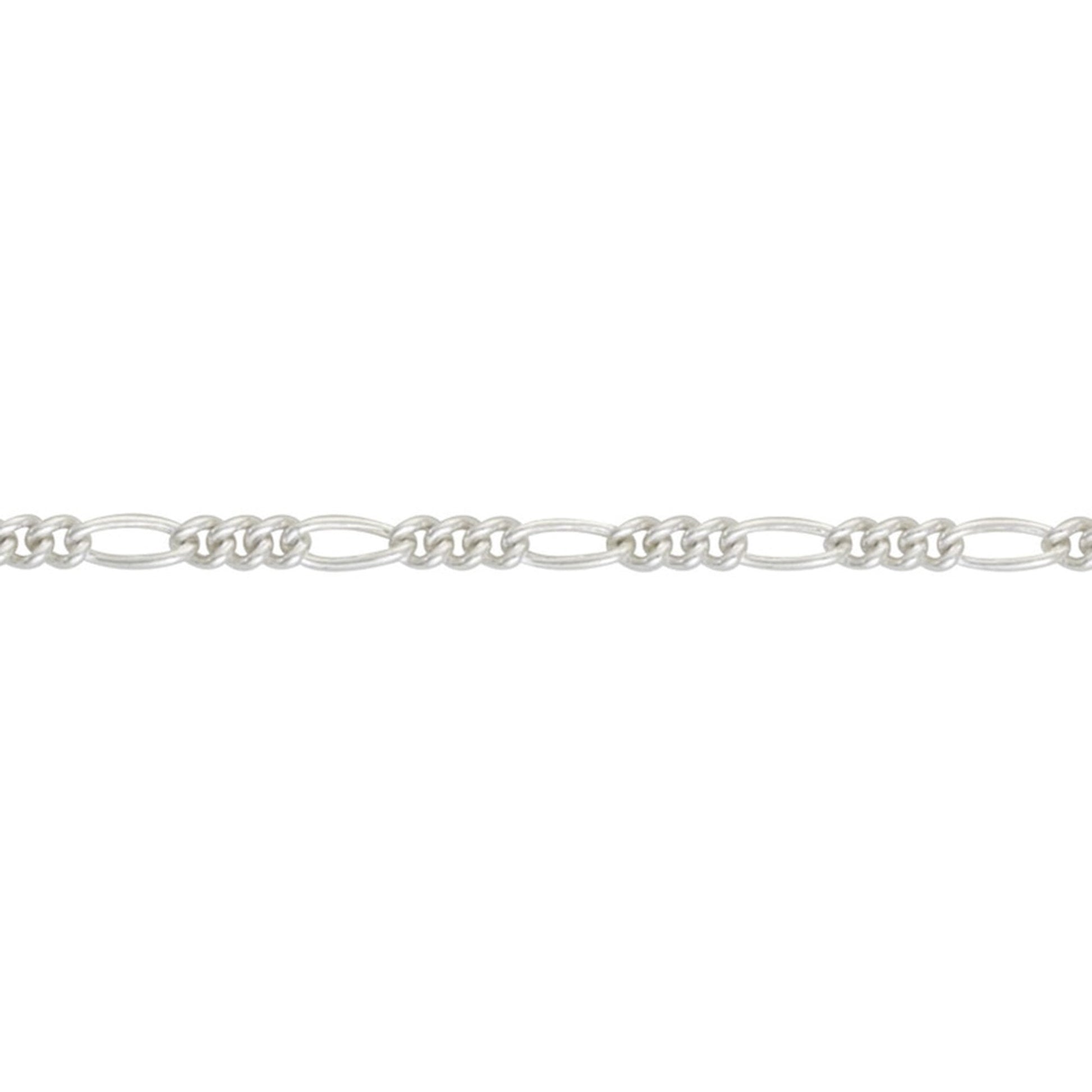 Classic Sterling Silver Figaro Bracelet