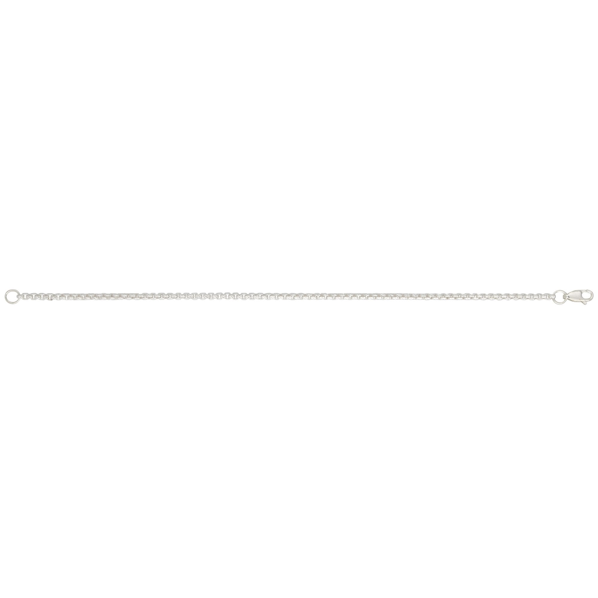 24" Sterling Silver Continuous Box Chain