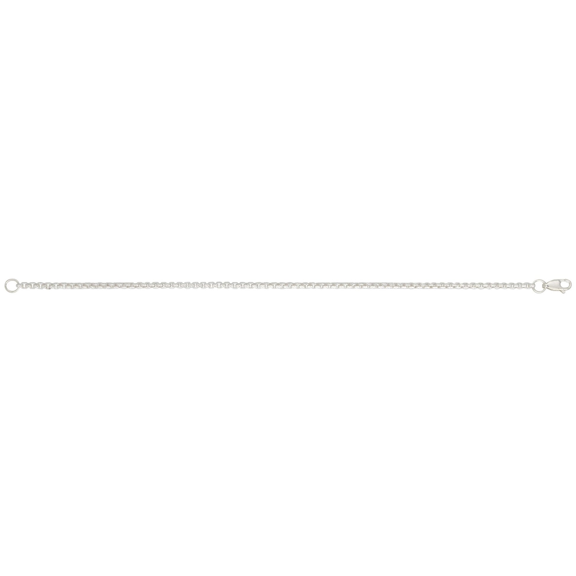 24" Sterling Silver Continuous Box Chain