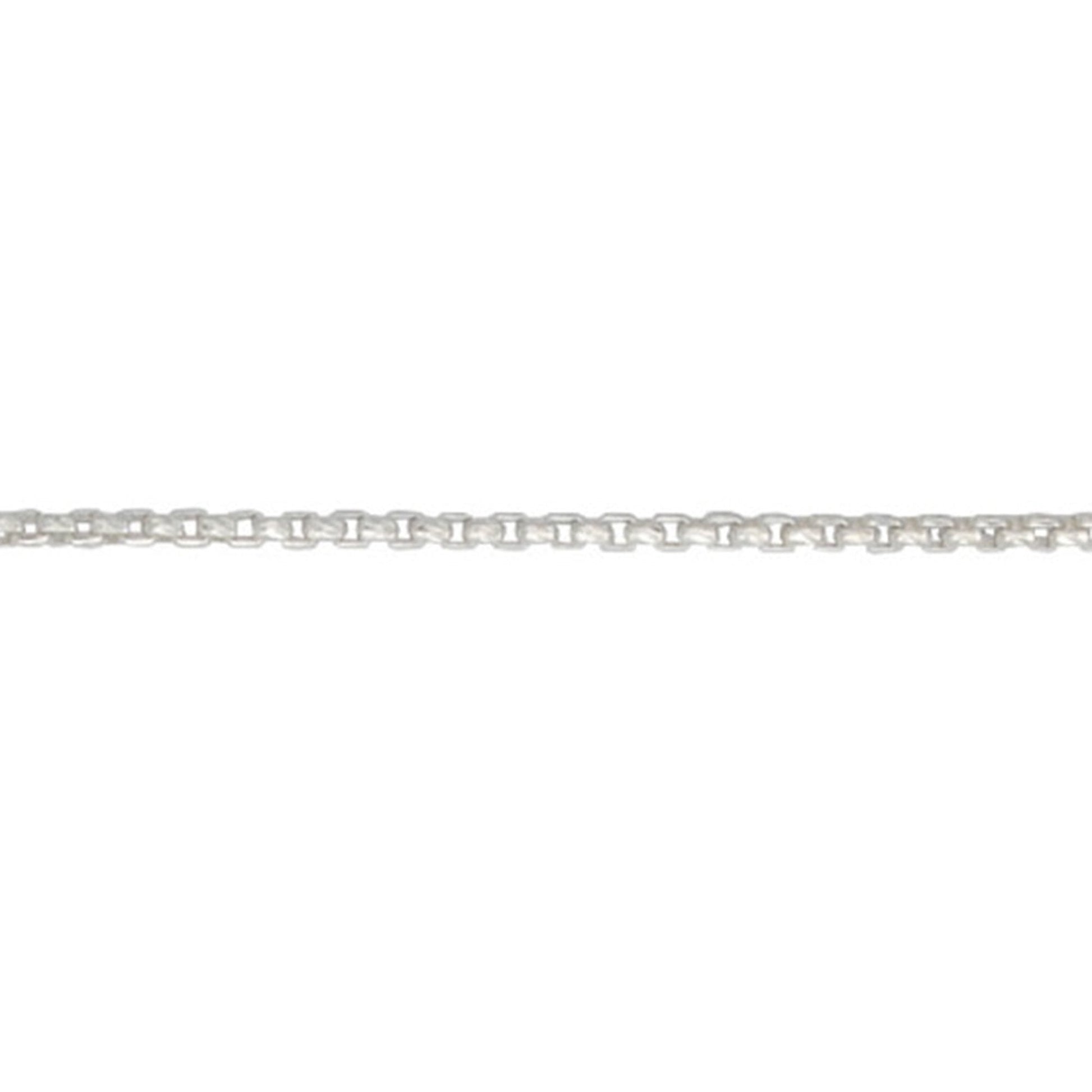 24" Sterling Silver Continuous Box Chain