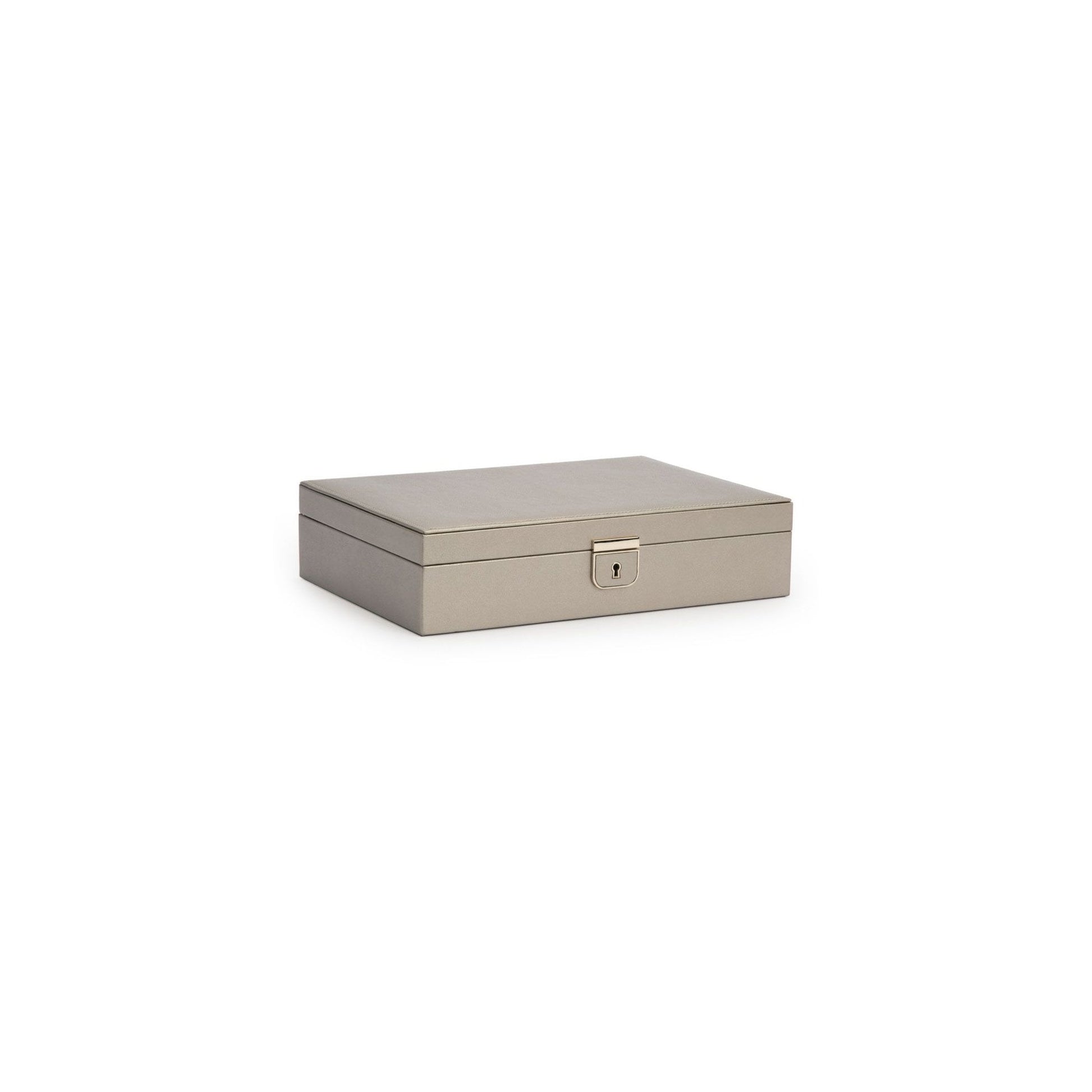 Palermo Pewter Leather Jewellery Box