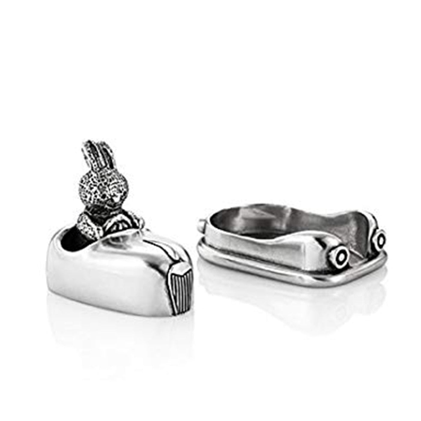 Pewter dodgem Tooth Box