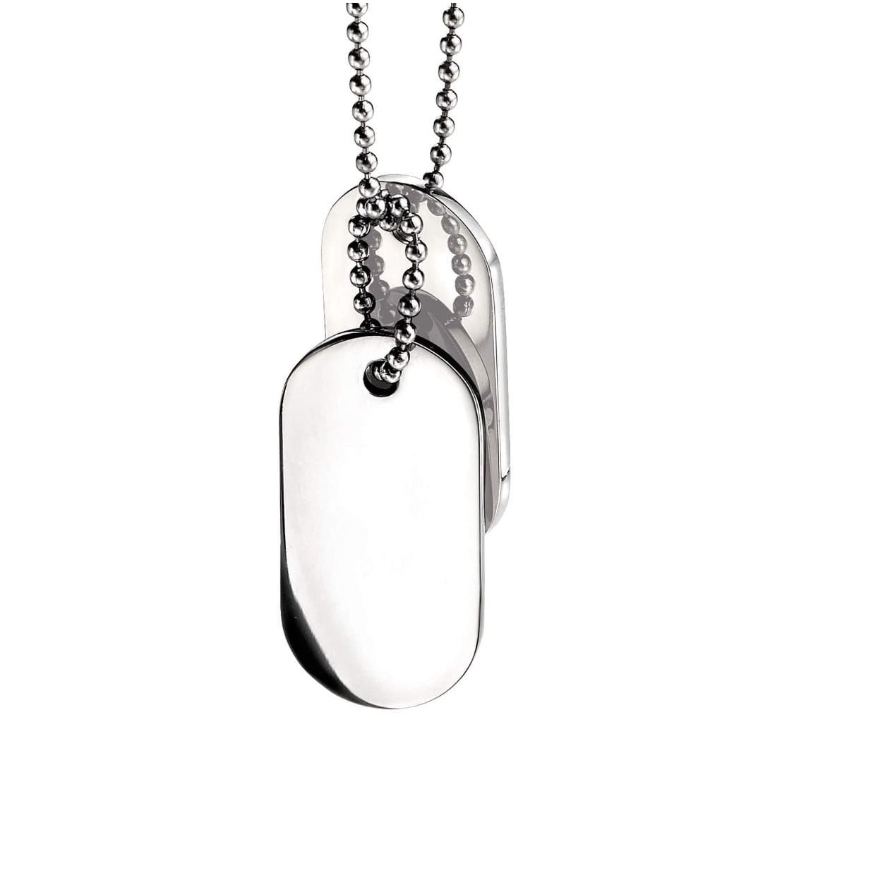 Fred Bennett Double Oval Dog Tag Necklace