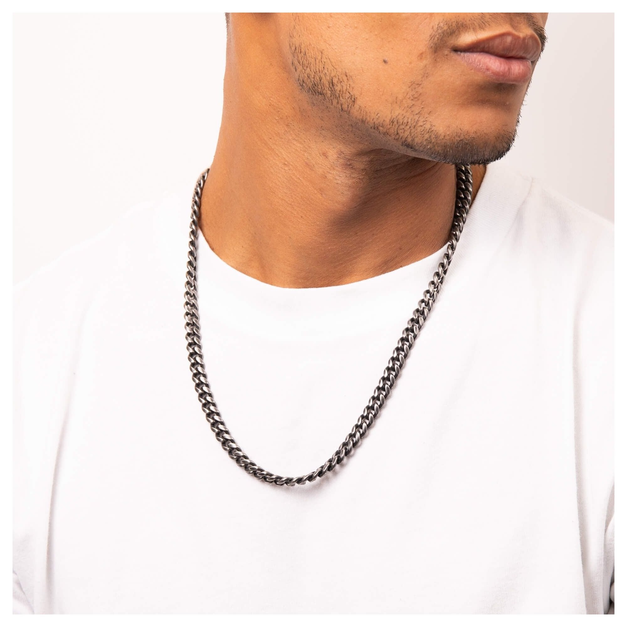 Fred Bennett Antique Plated Stainless Steel Necklace
