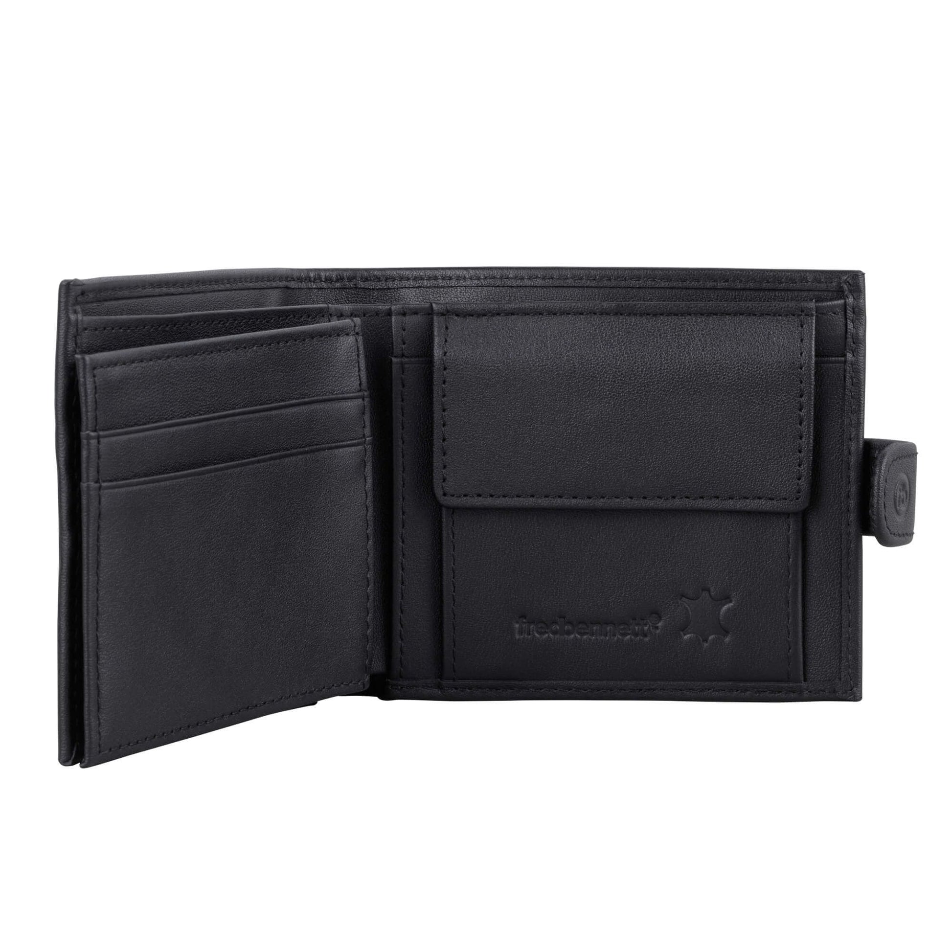 Fred Bennett Leather Wallet with Coin Purse