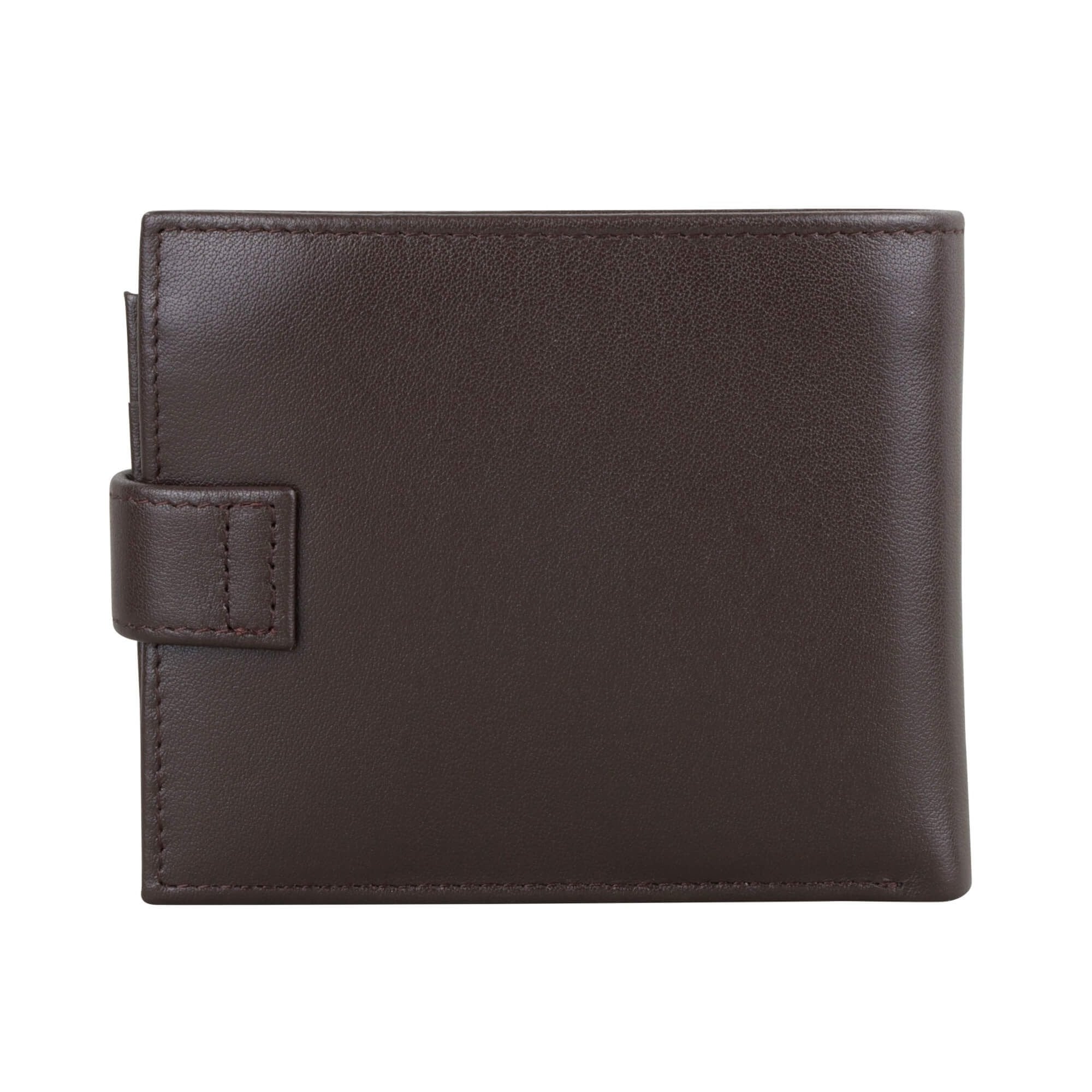 Fred Bennett Brown Leather Wallet with Coin Purse