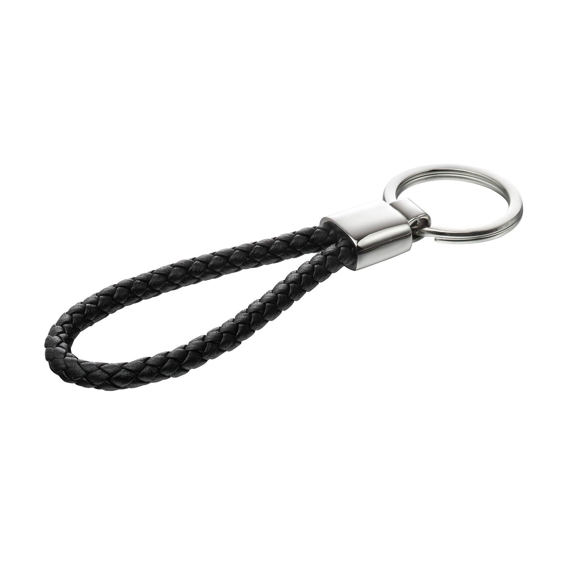 Fred Bennett Plaited Leather Key Chain