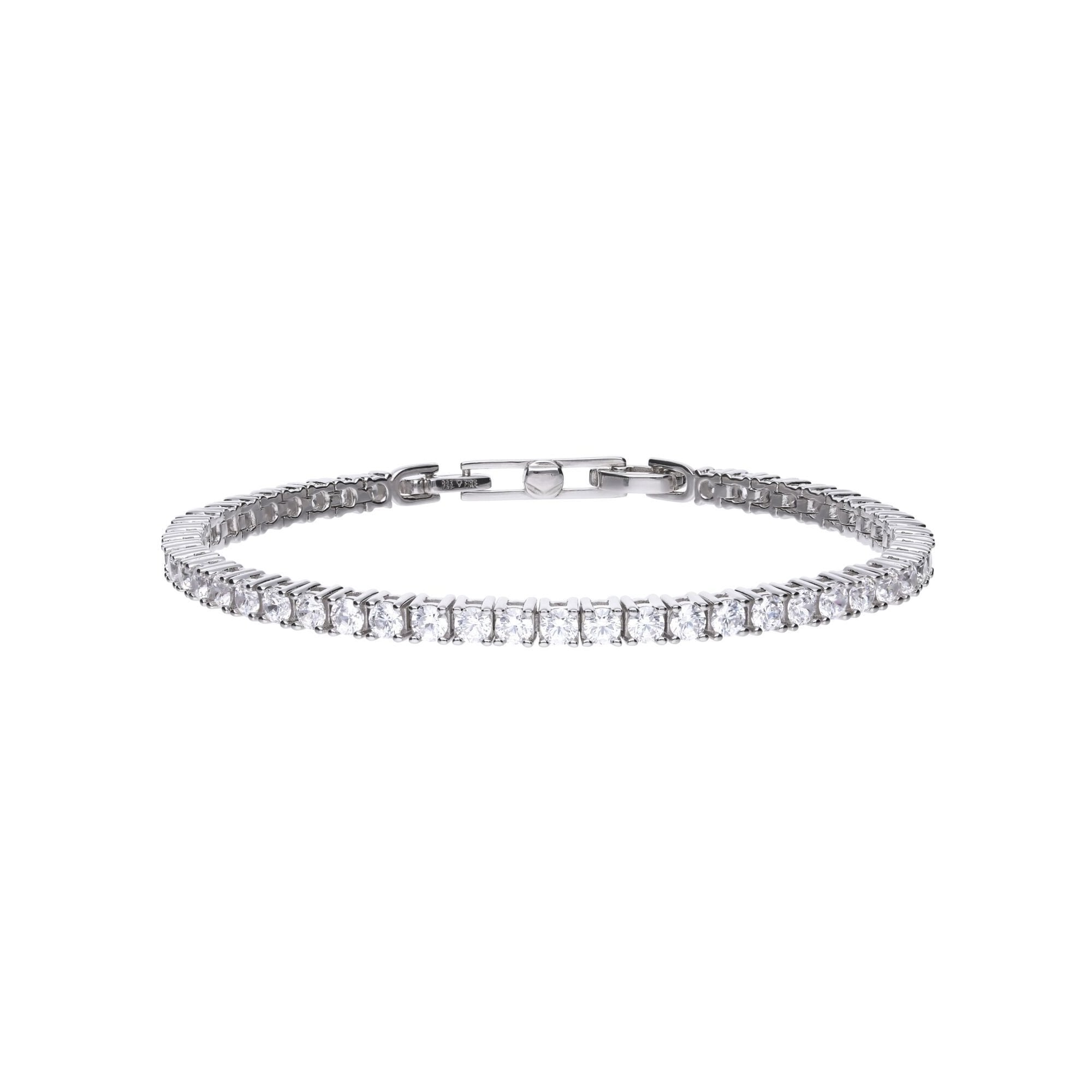 Diamonfire Claw Set Zirconia Tennis Bracelet