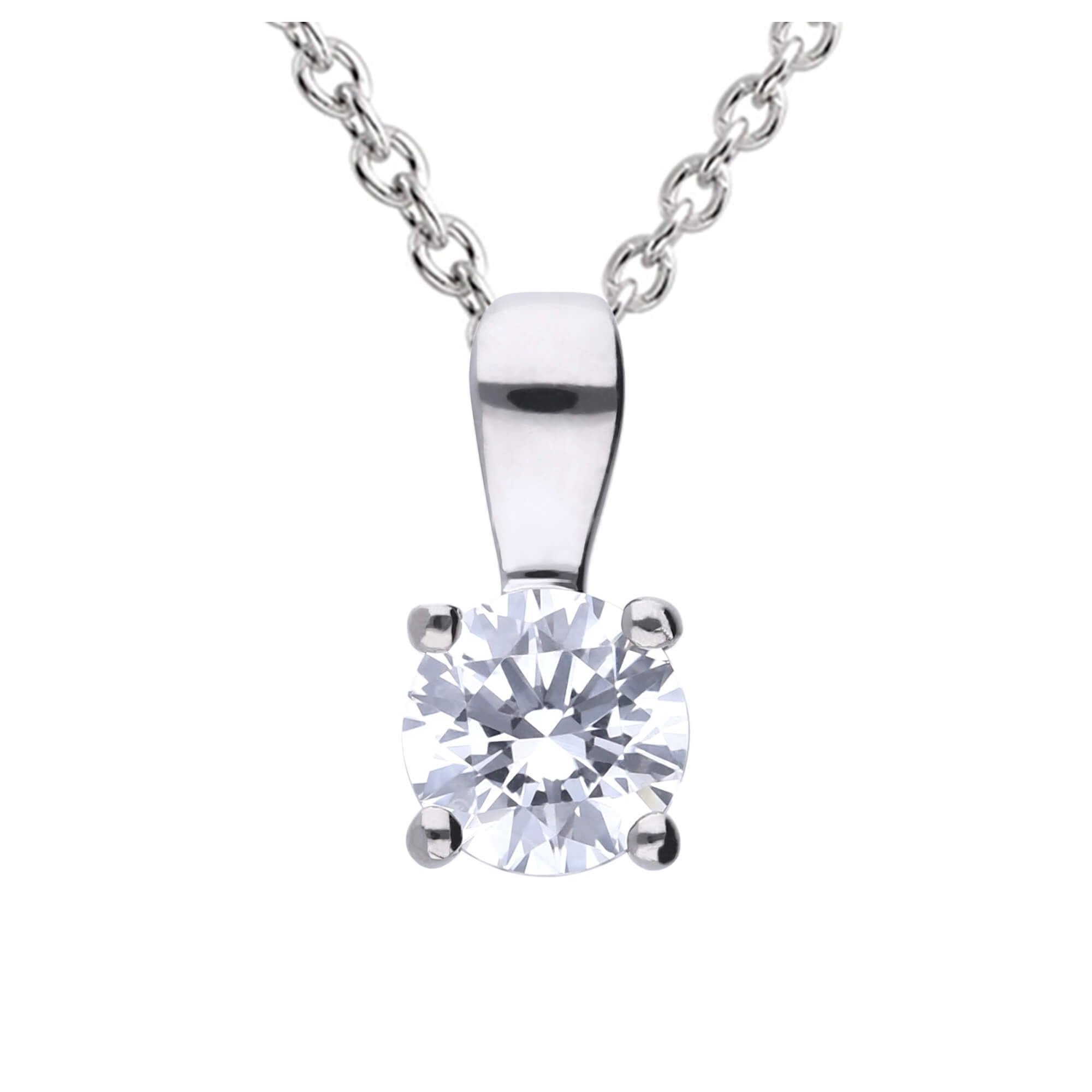 Diamonfire Four Claw Carat Pendant