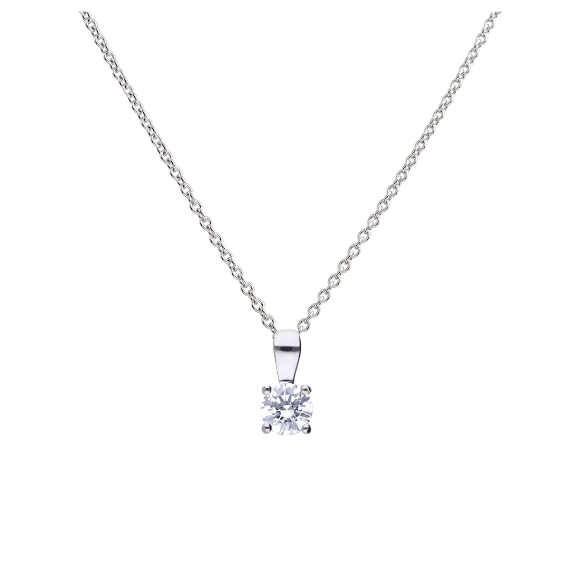 Diamonfire Four Claw Carat Pendant