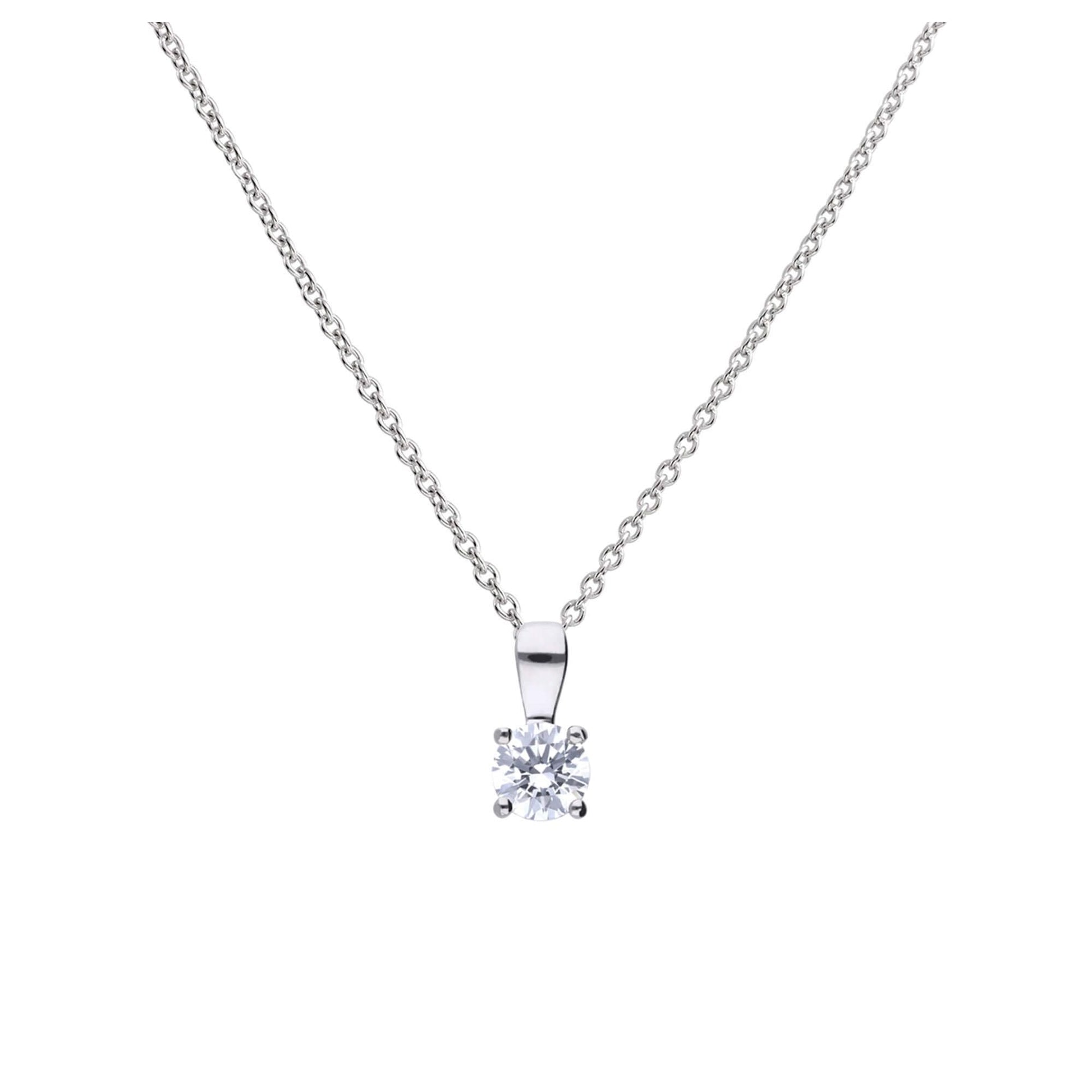 Diamonfire Four Claw Carat Pendant