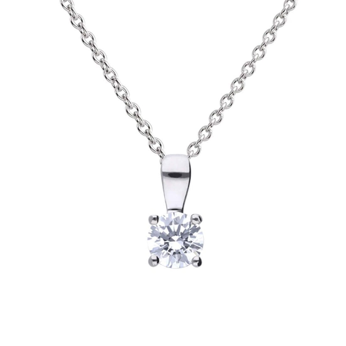 Diamonfire Four Claw Carat Pendant 0.75ct
