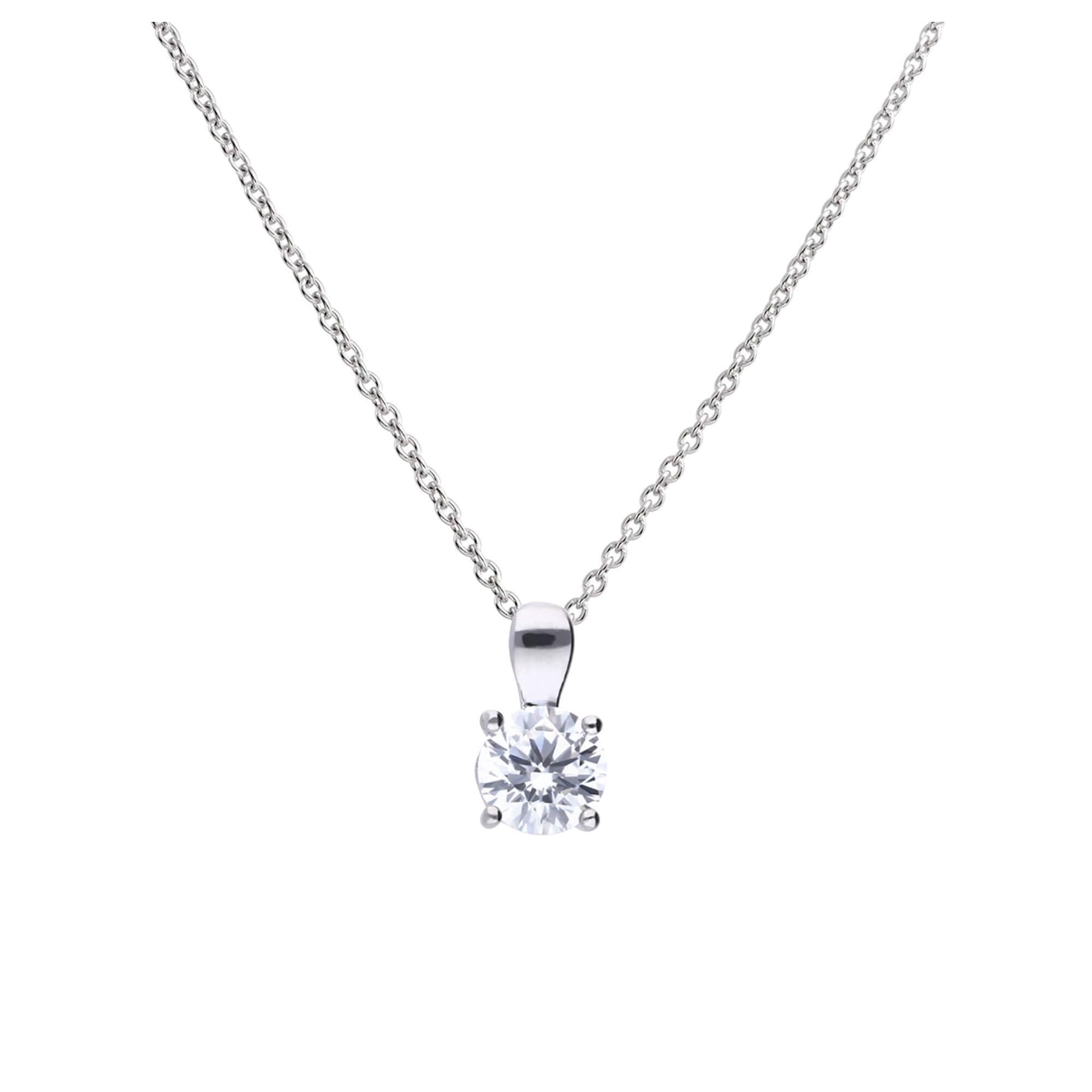 Diamonfire Four Claw Carat Pendant 2ct