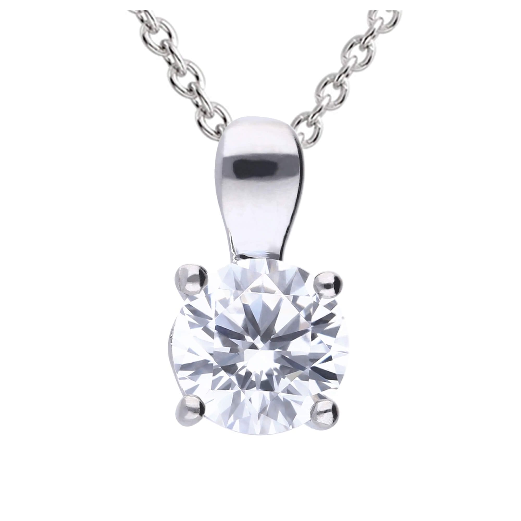 Diamonfire Four Claw Carat Pendant 2ct