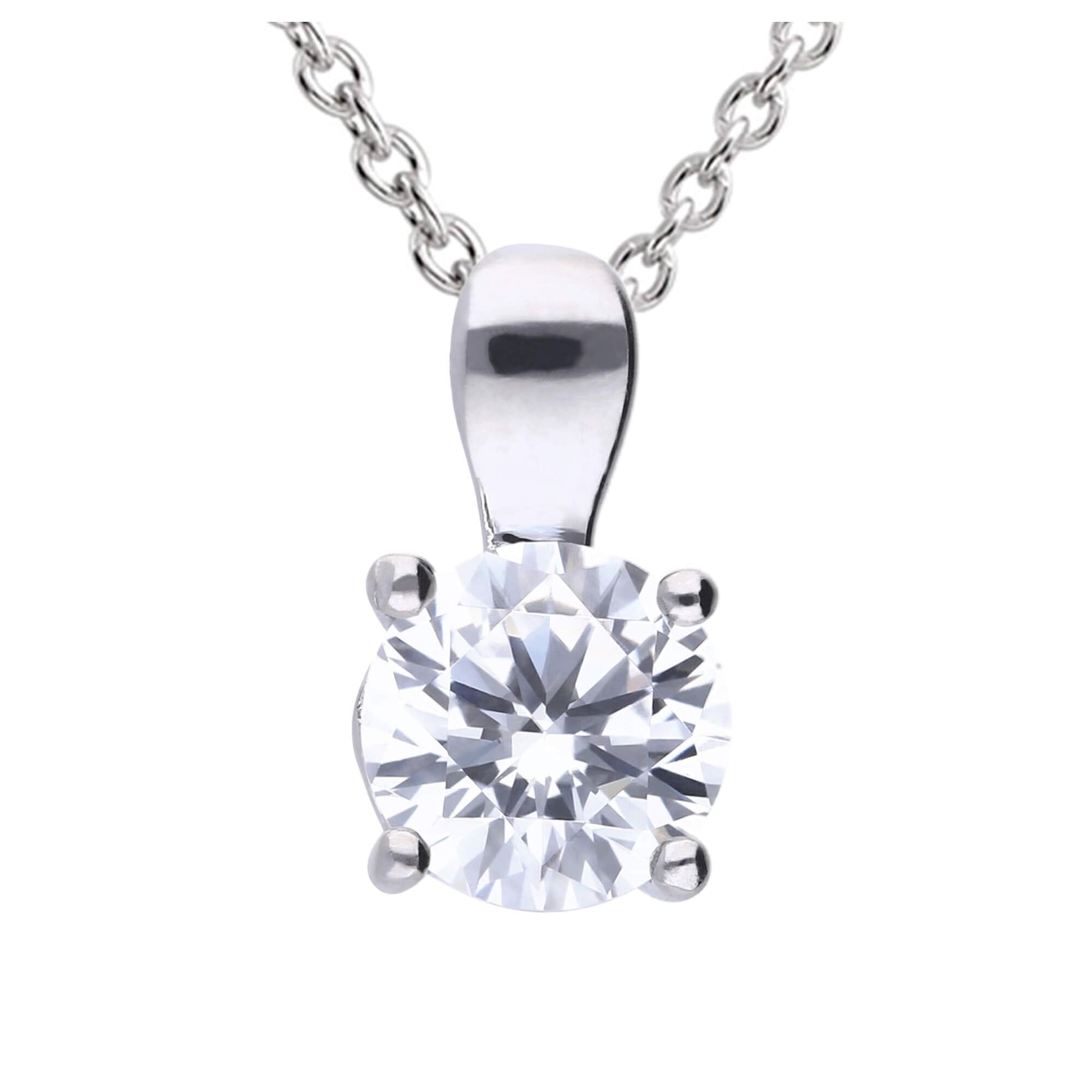 Diamonfire Four Claw Carat Pendant 2ct