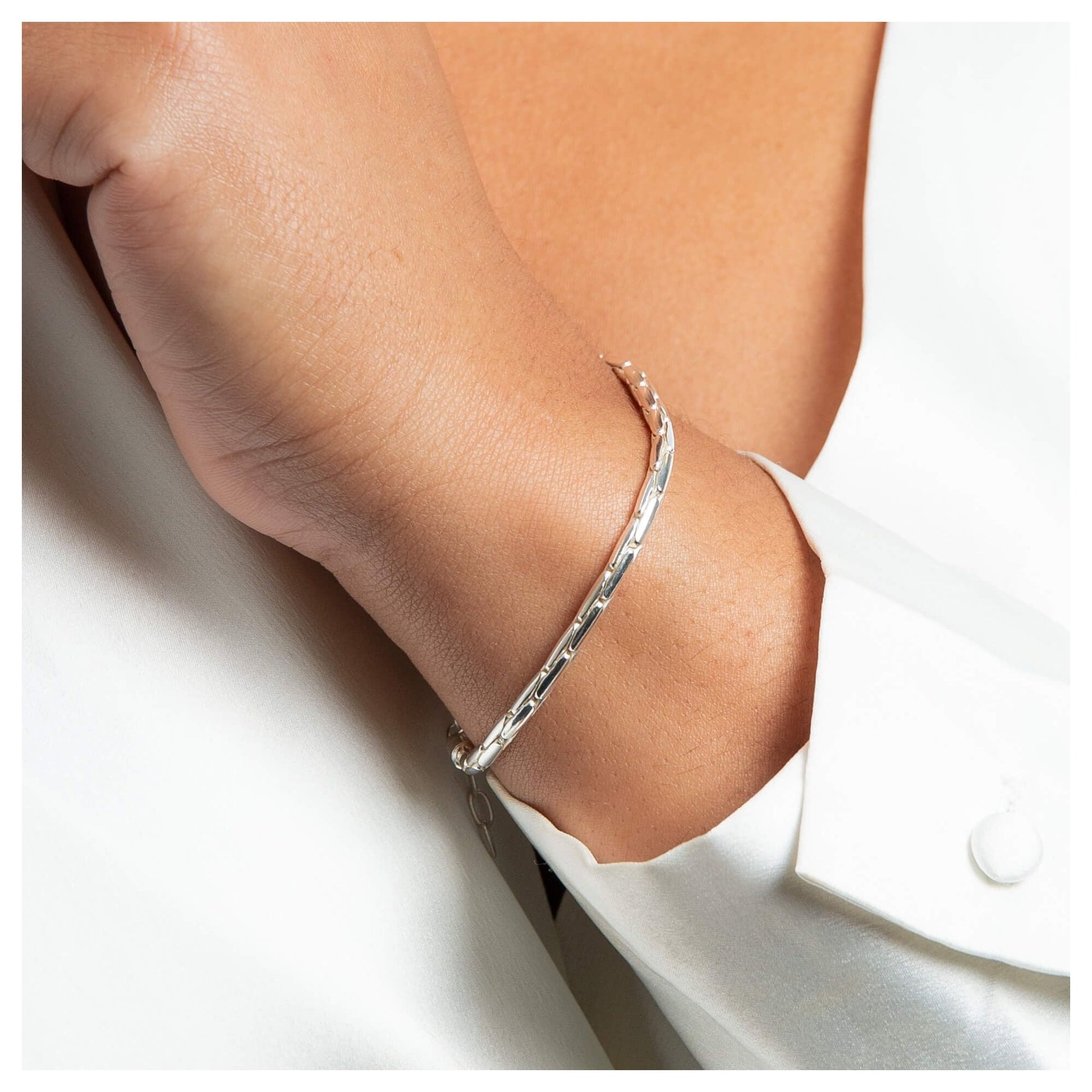 Organic Heavyweight Snake Chain Bracelet