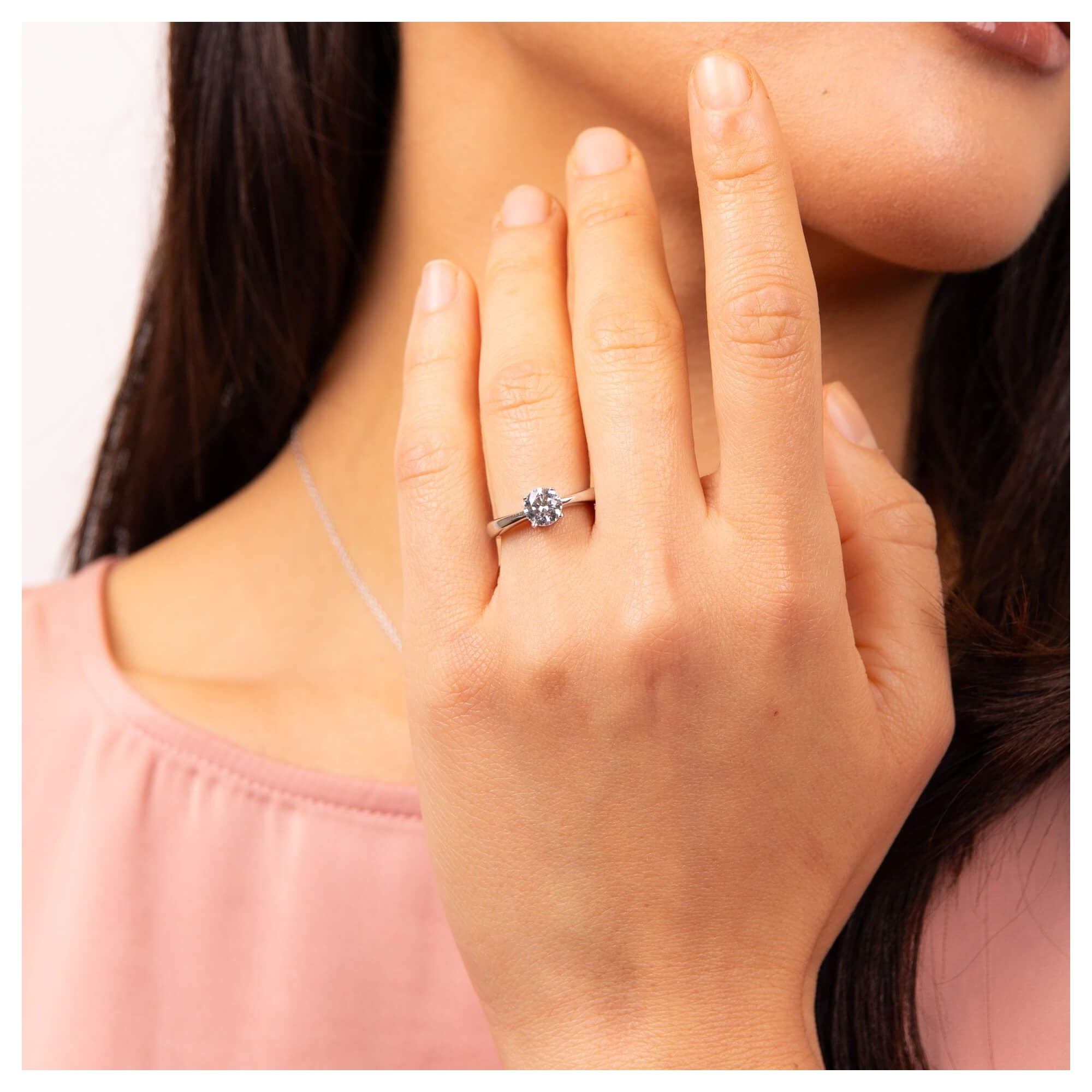 Diamonfire Four Claw 1 Carat Ring