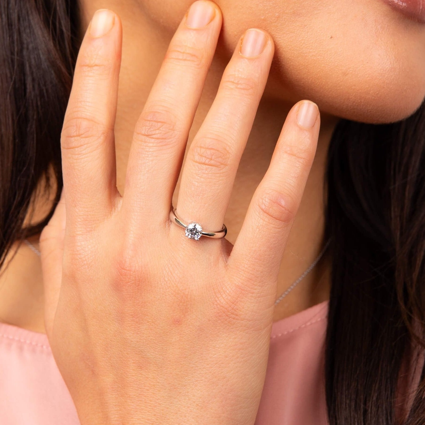 Diamonfire Four Claw 0.75 Carat Ring