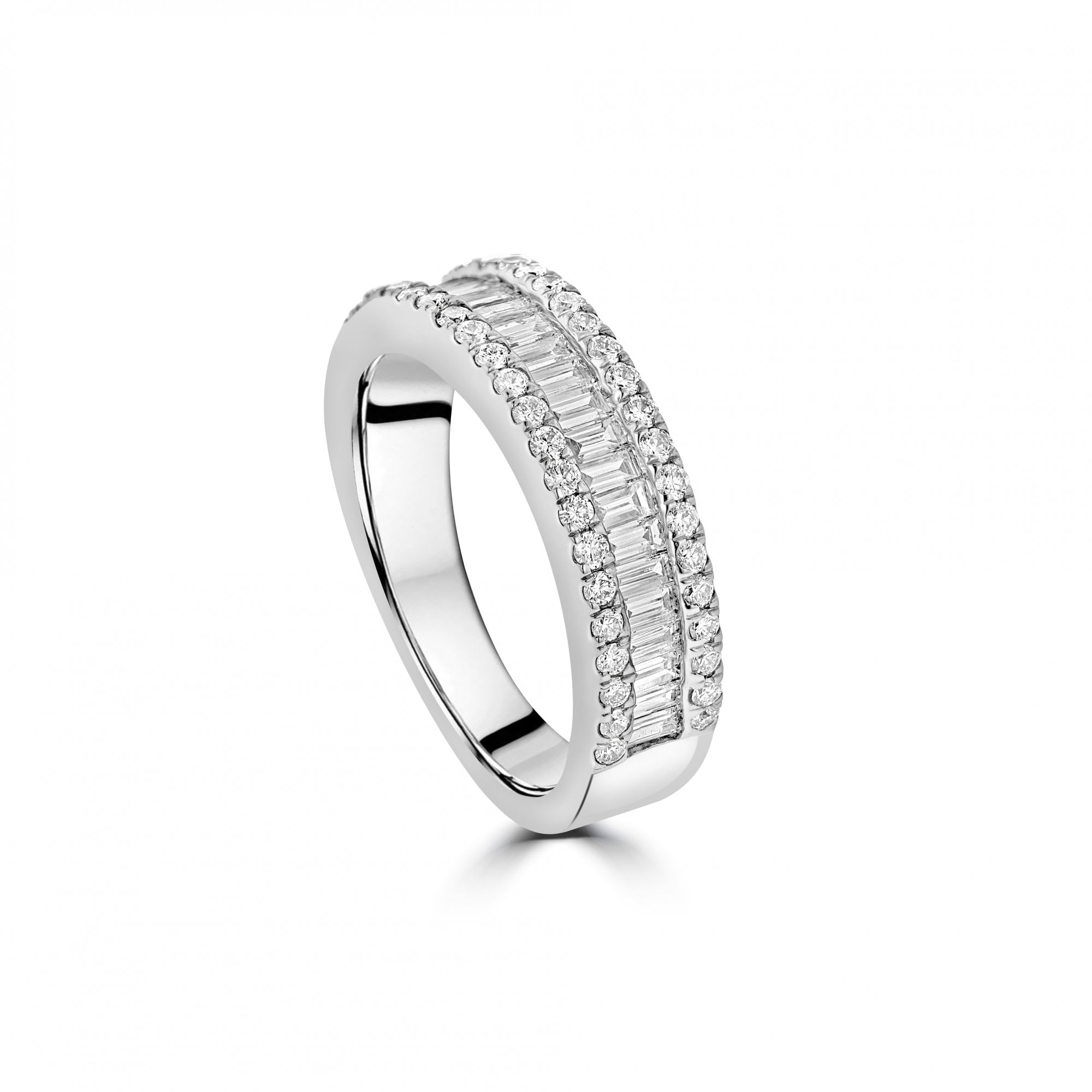 Platinum Octavia Diamond 1.01ct Total Eternity Ring