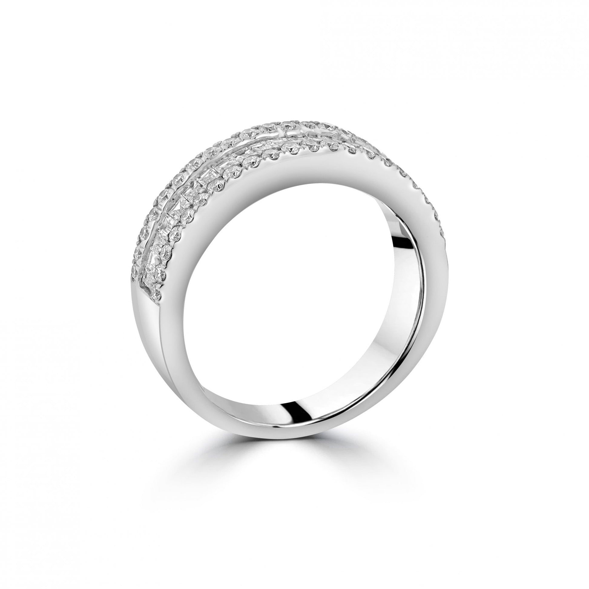 Platinum Octavia Diamond 1.01ct Total Eternity Ring