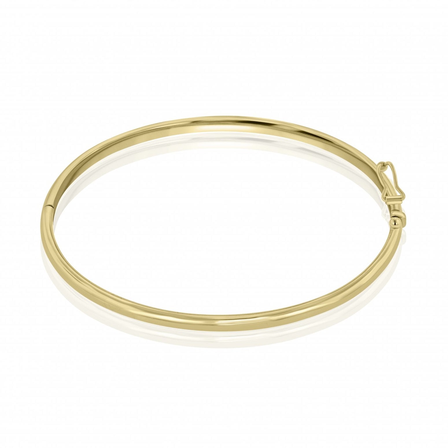9ct Yellow Gold Polished Hinged Bangle