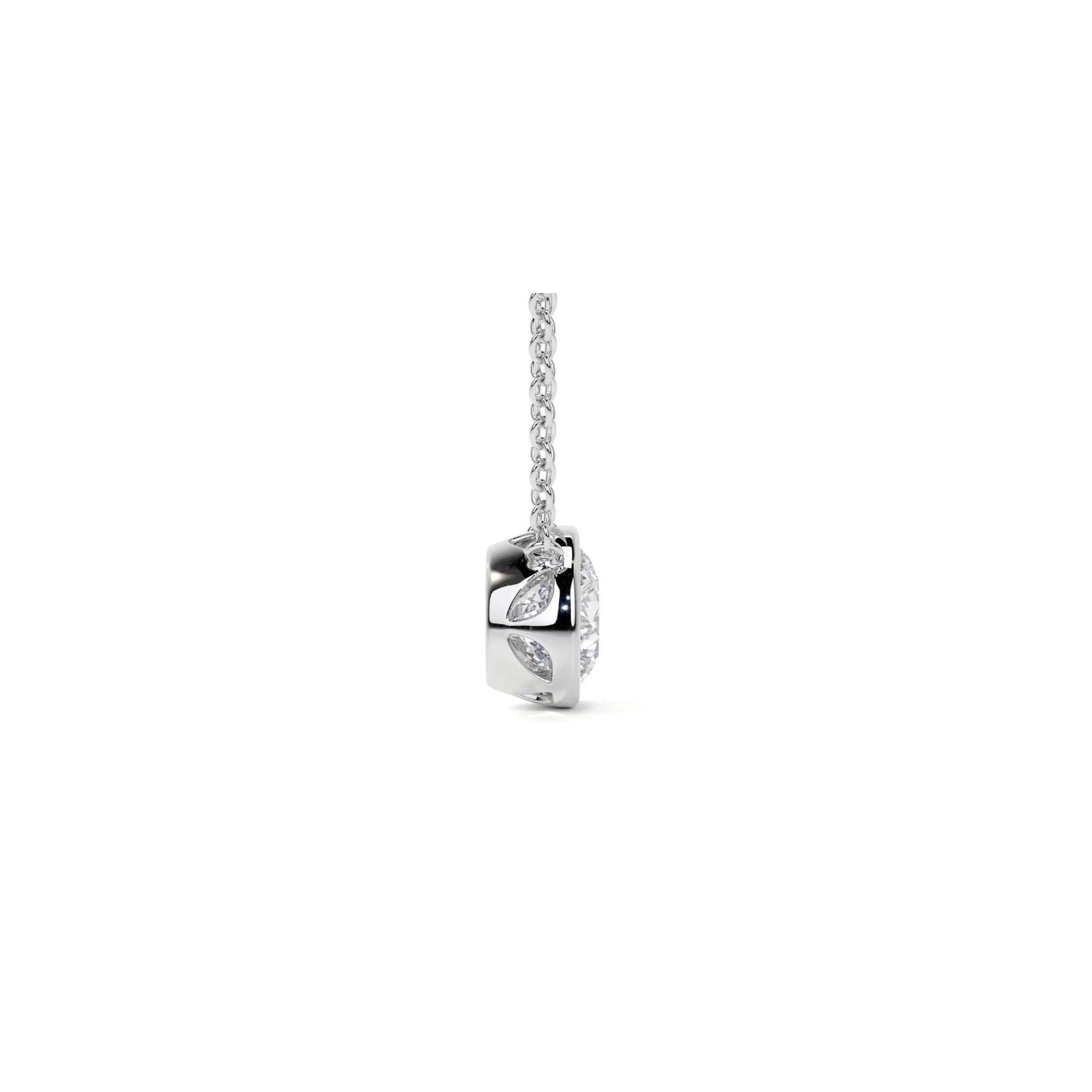 18ct White Gold 0.75ct RBC Lab Grown Diamond 'Victoria' Necklace