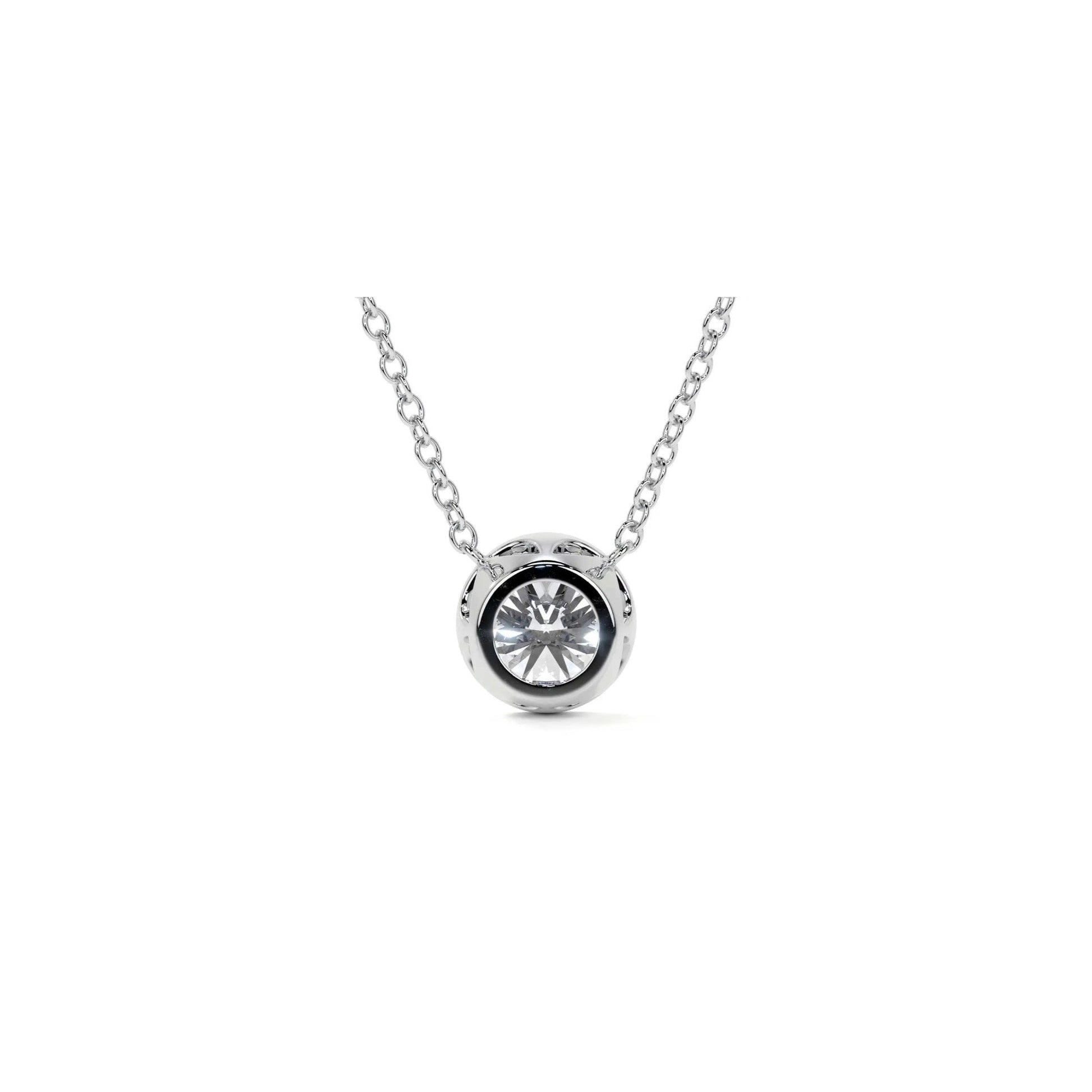 18ct White Gold 0.75ct RBC Lab Grown Diamond 'Victoria' Necklace