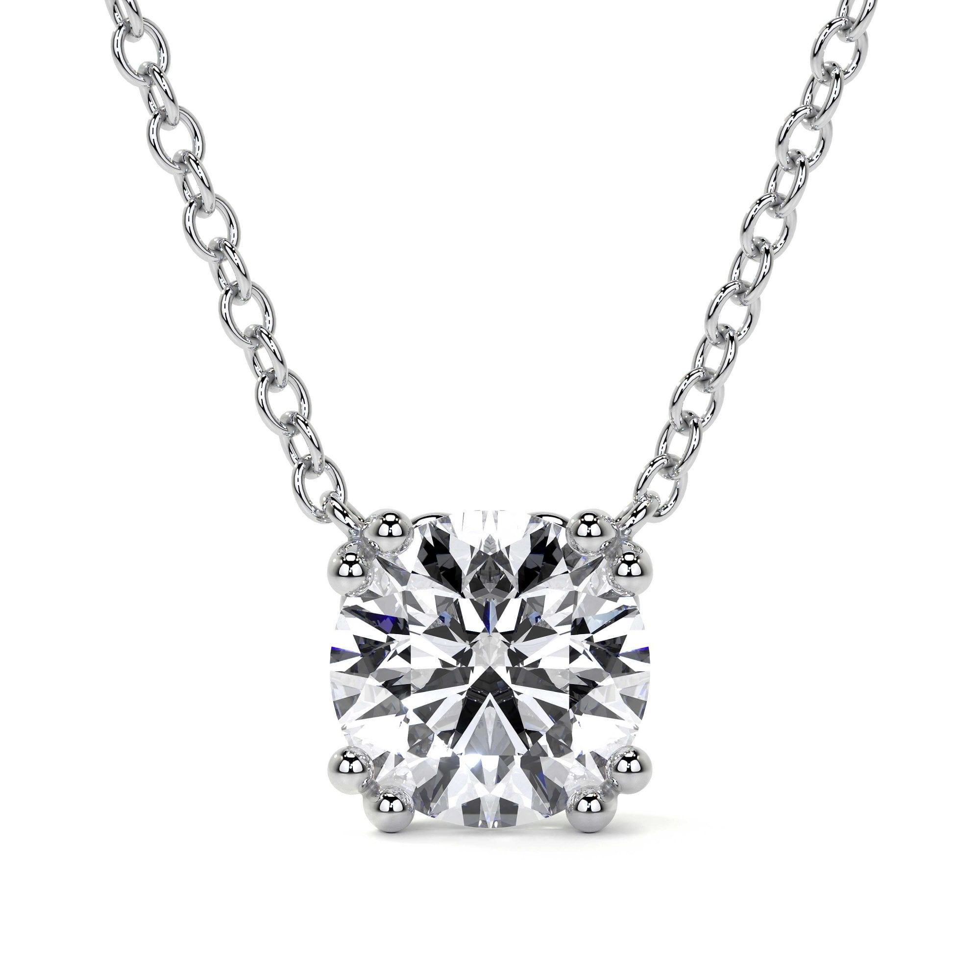 18ct White Gold 1.20ct Lab Grown Diamond 'Alice' Pendant