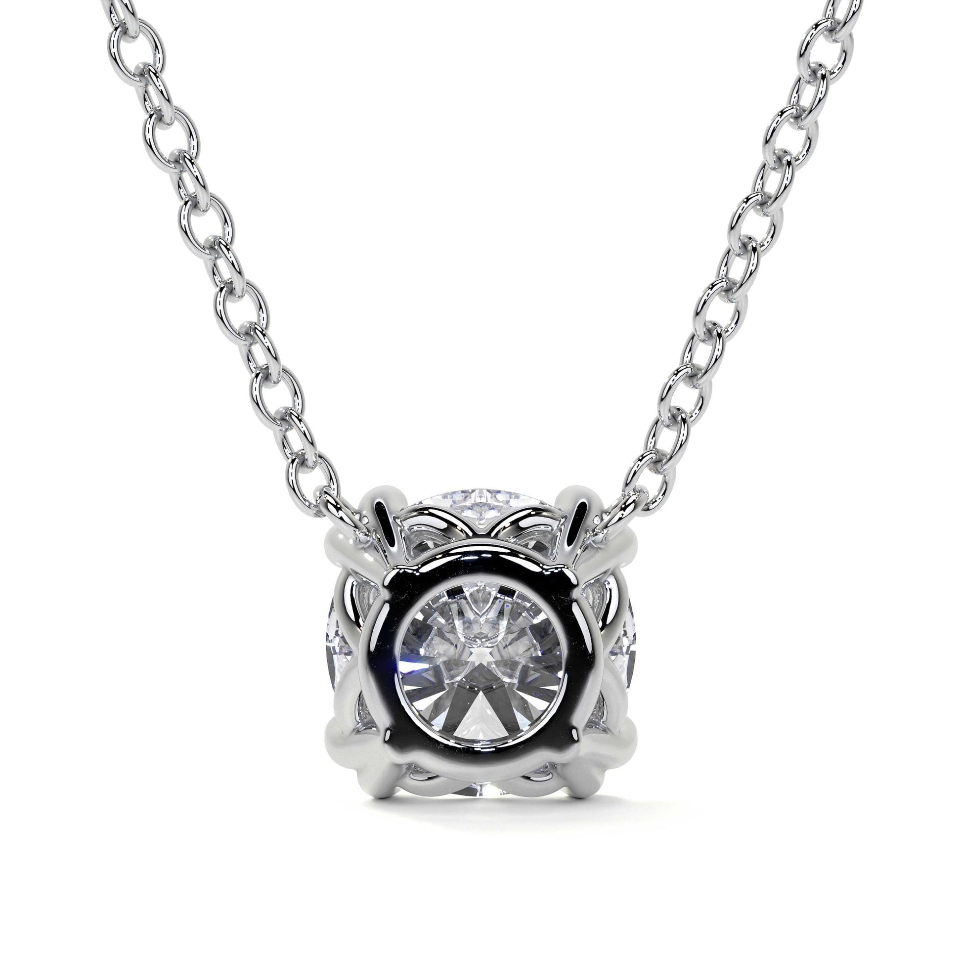 18ct White Gold 1.20ct Lab Grown Diamond 'Alice' Pendant