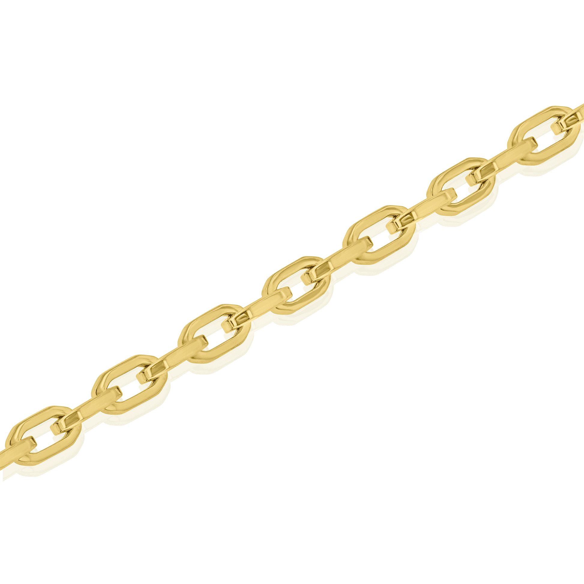 9ct Gold Fancy Octagonal Link Bracelet