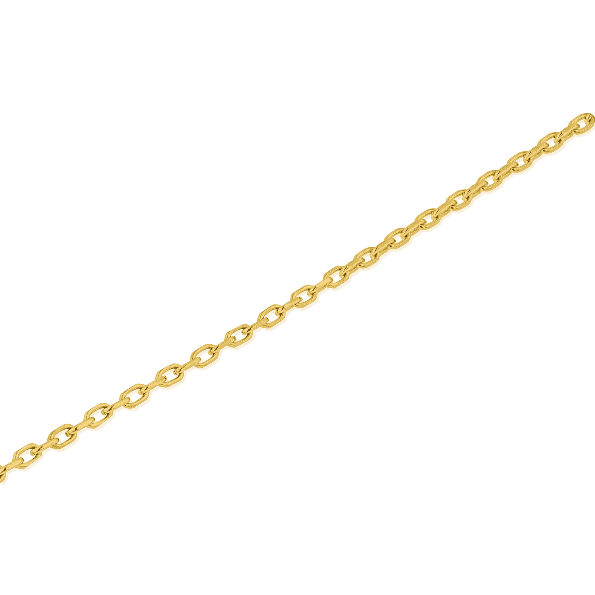 9ct Yellow Gold Filed Trace Chain Bracelet