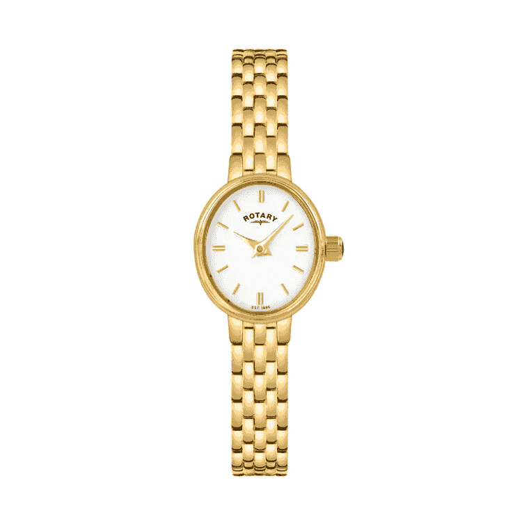 Ladies Rotary Oval Cocktail Dial Watch- Model: LB02084/02