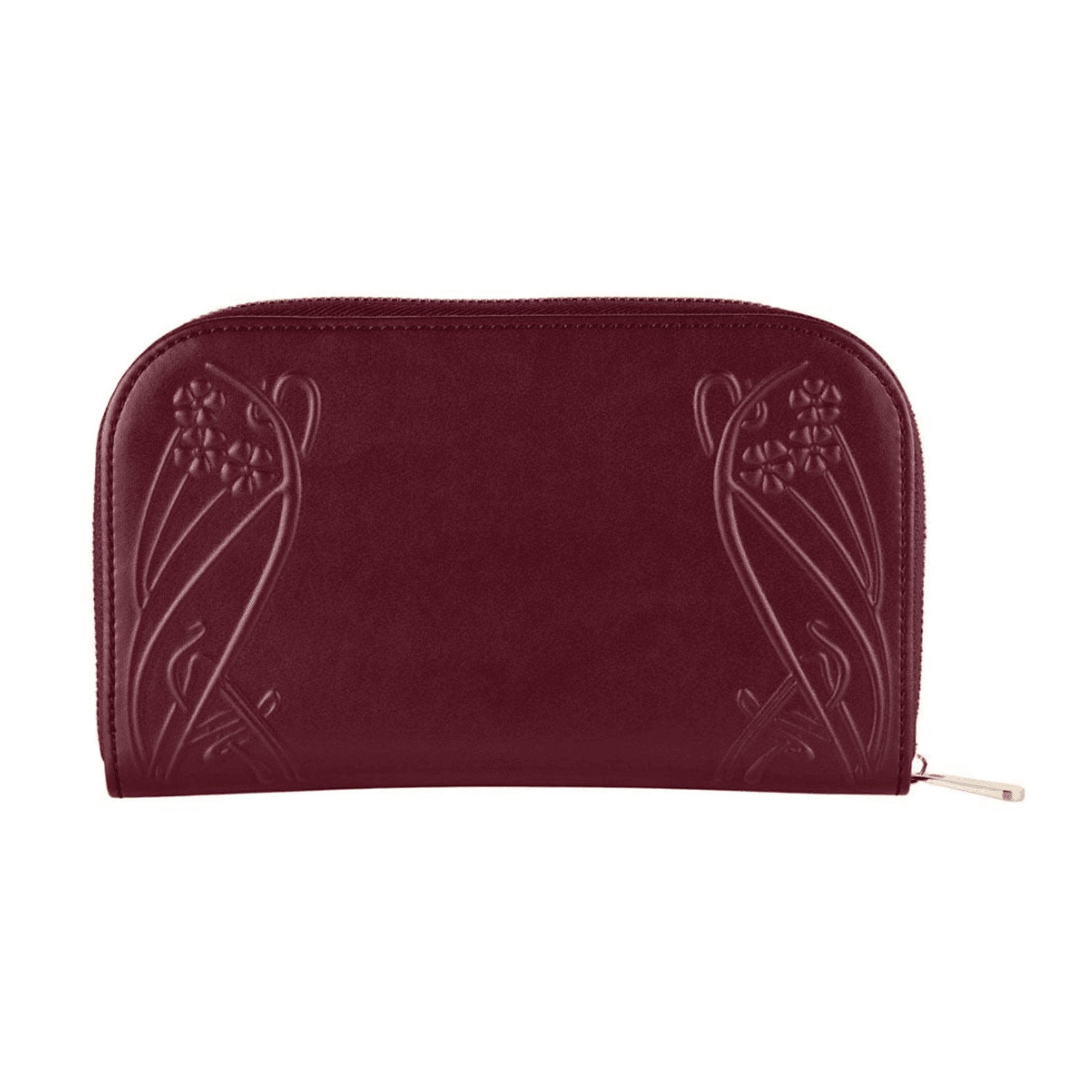 Burgundy Liberty 'Ianthe' Leather Portfolio Jewellery Case