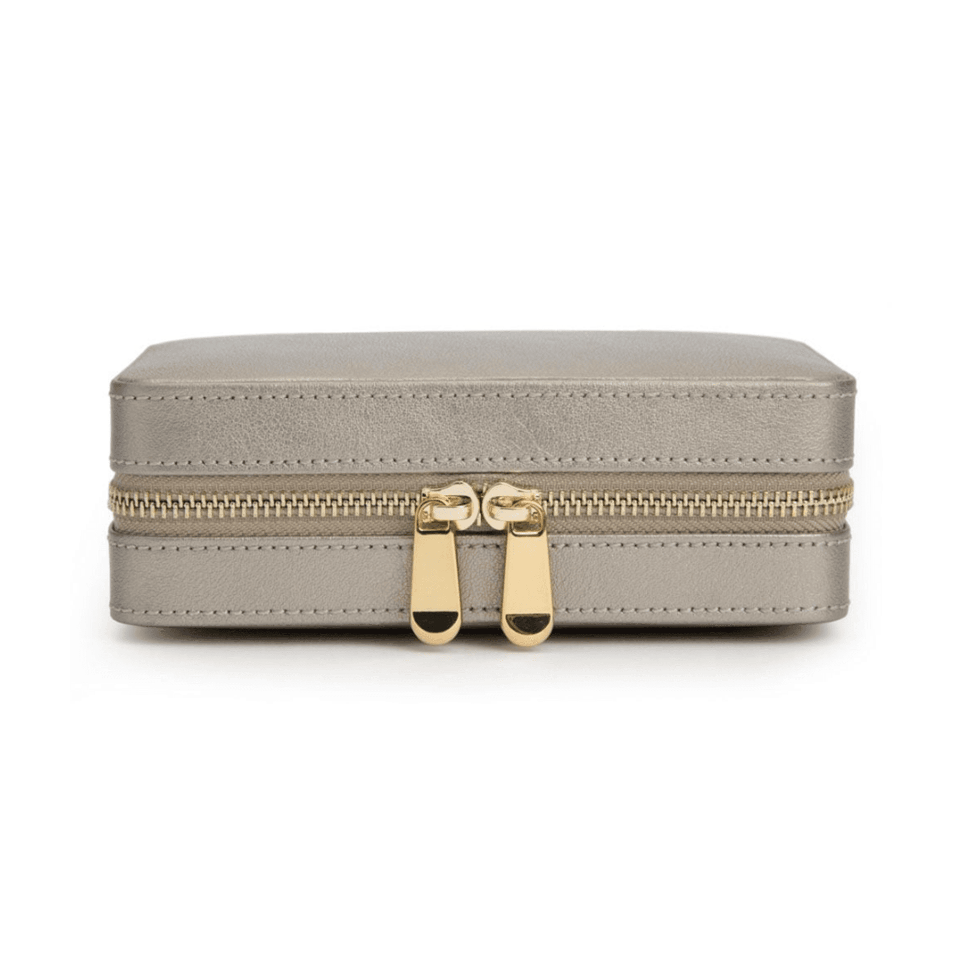 Pewter Leather 'Palermo' Jewellery Travel Case