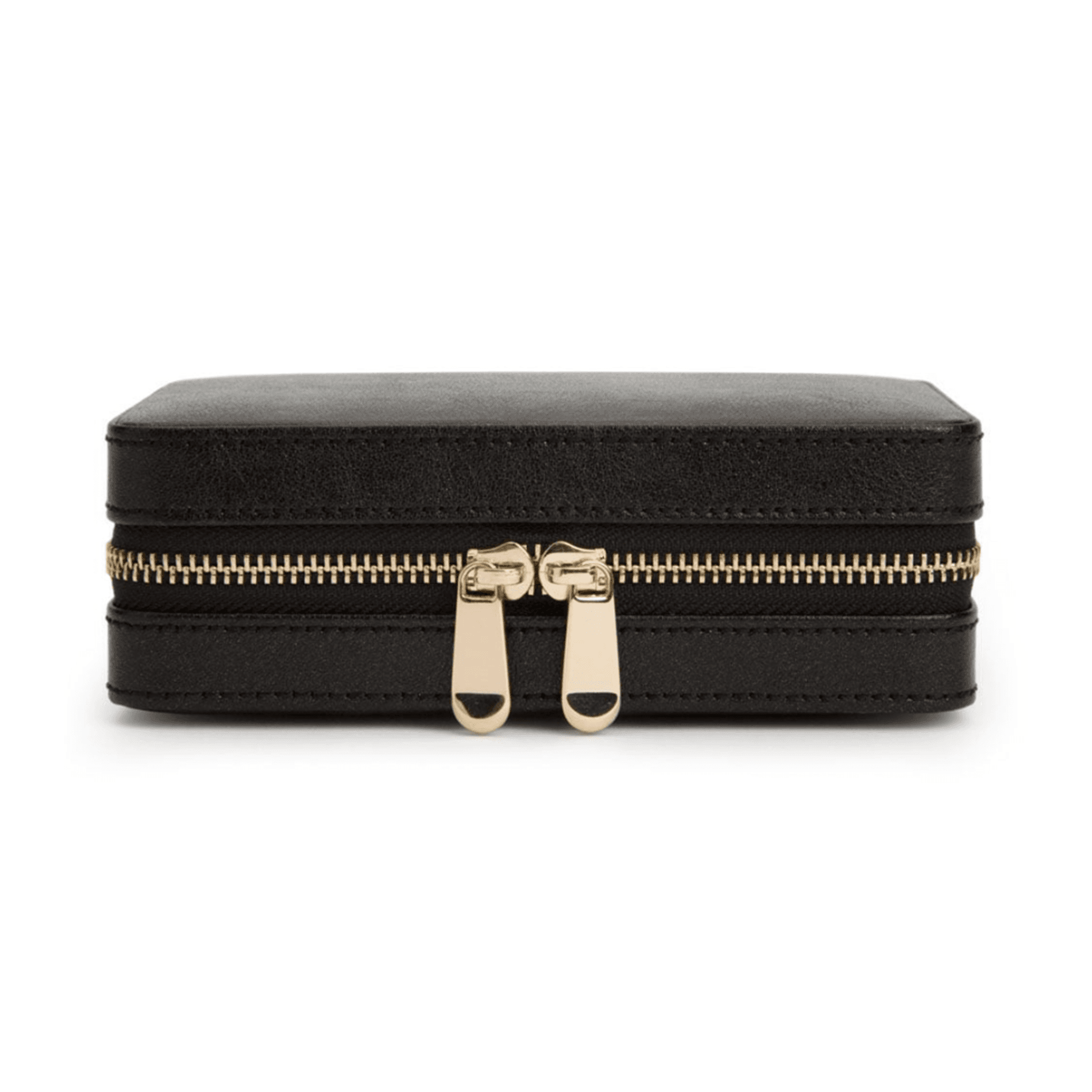Anthracite Leather 'Palermo' Jewellery Travel Case