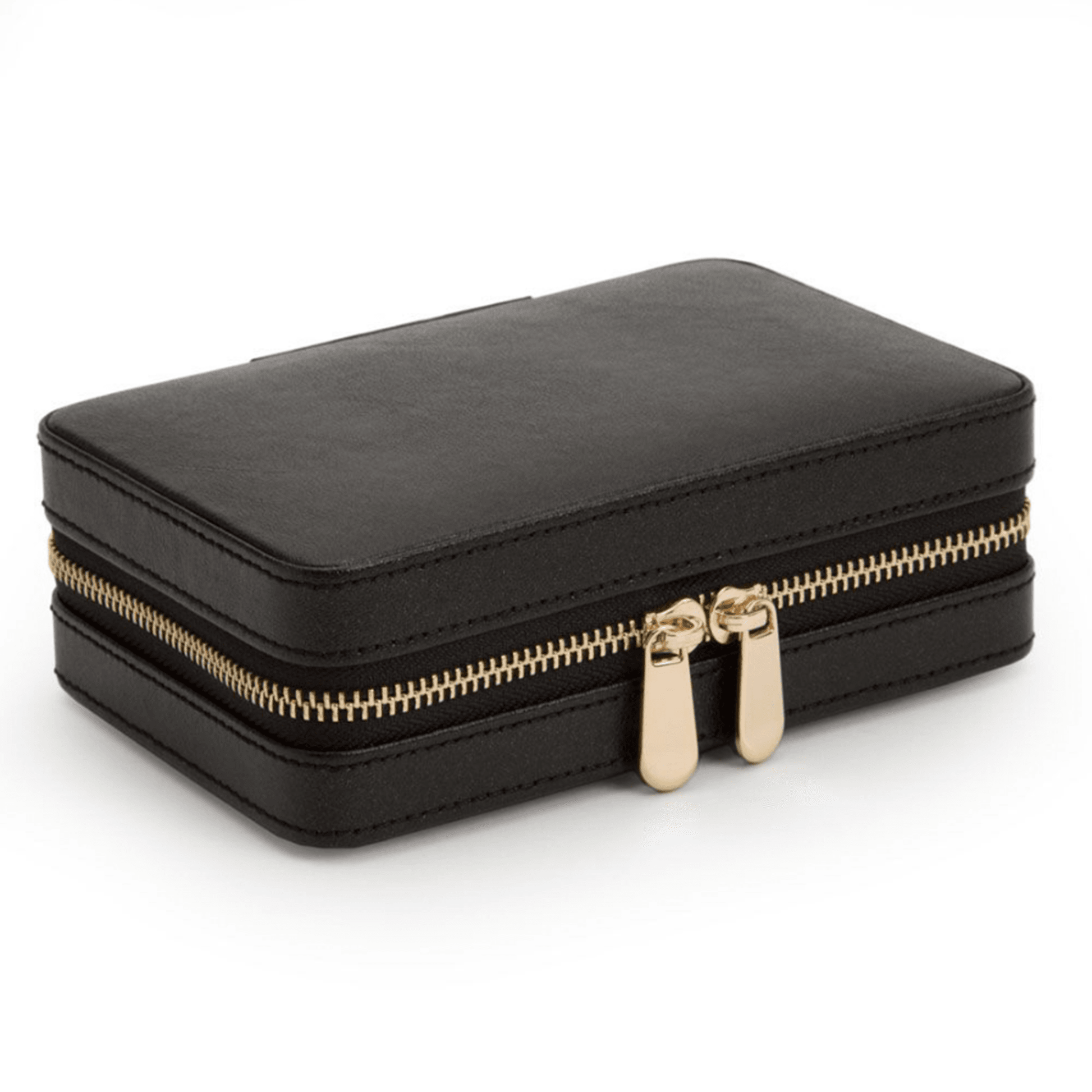 Anthracite Leather 'Palermo' Jewellery Travel Case