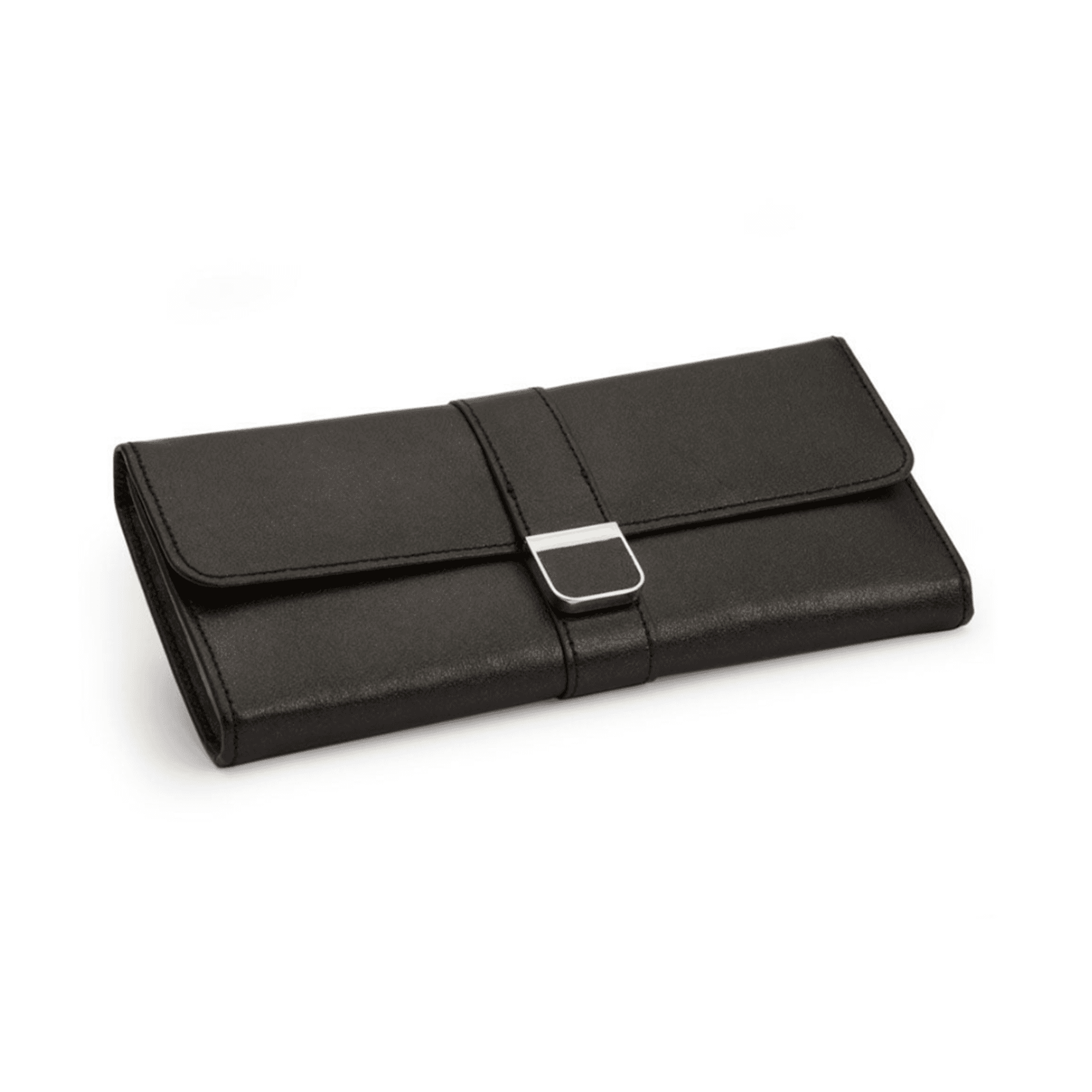 Anthracite Leather 'Palermo' Jewellery Roll
