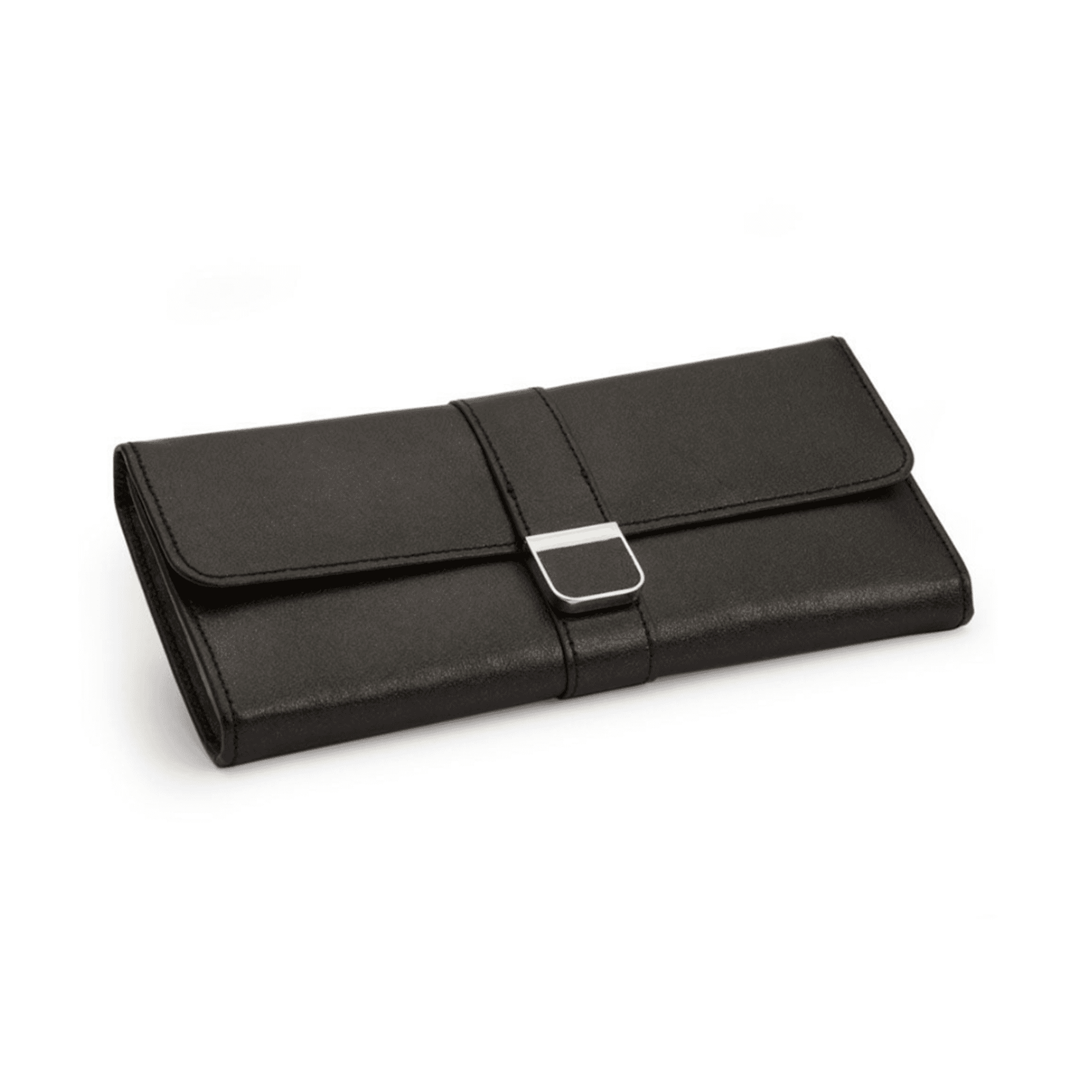 Anthracite Leather 'Palermo' Jewellery Roll