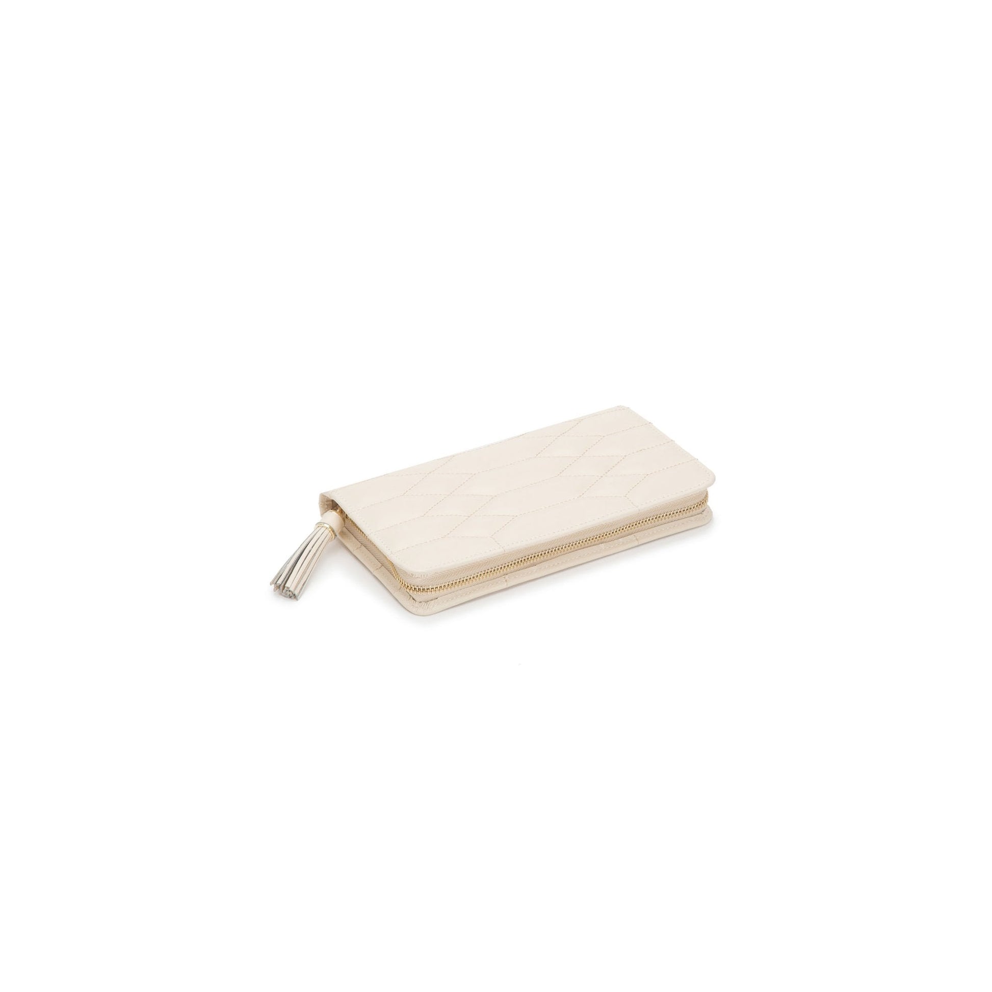 Ivory Leather 'Caroline' Portfolio Jewellery Case