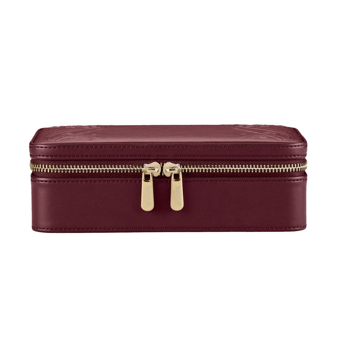 Burgundy Liberty 'Ianthe' Leather Jewellery Box