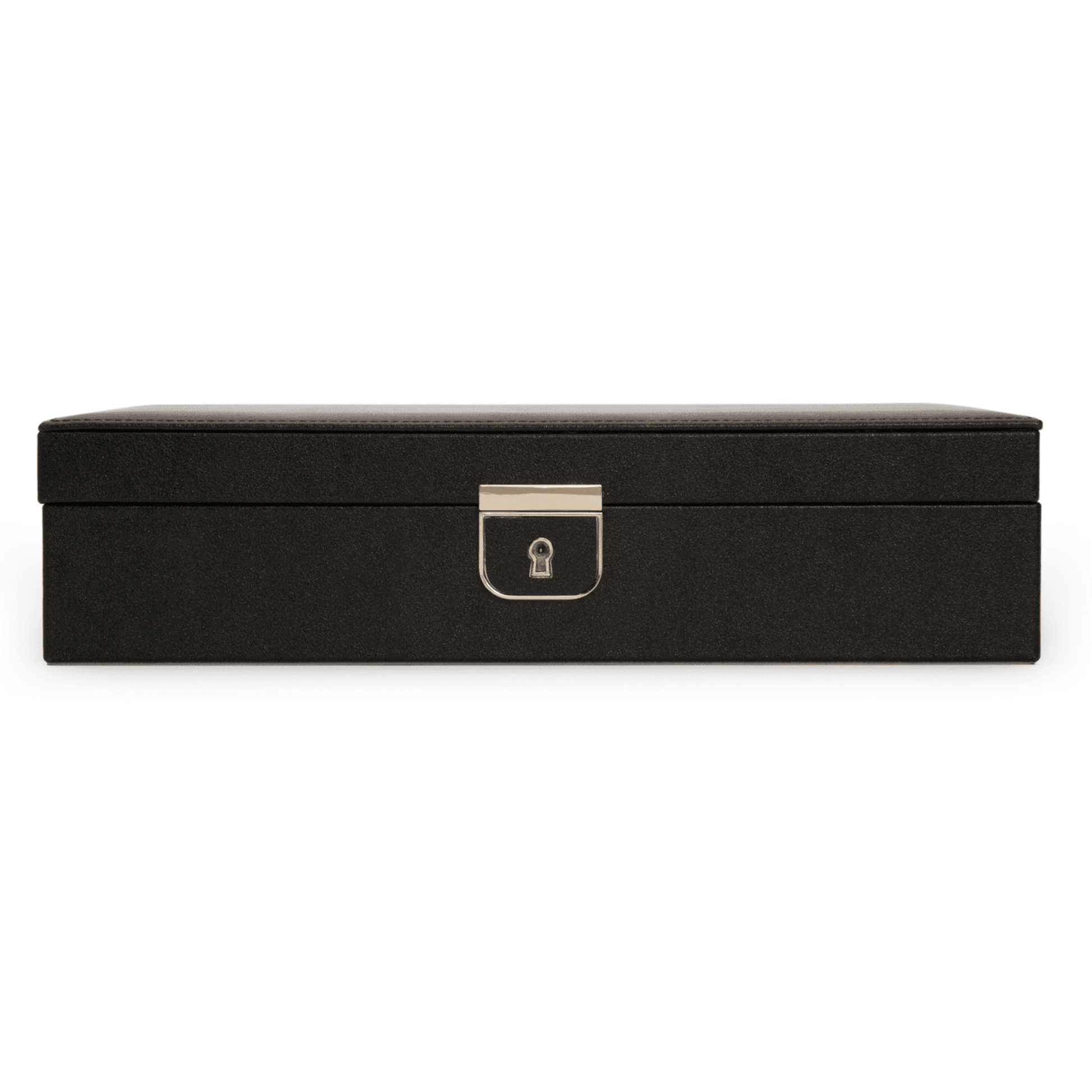 Anthracite Leather 'Palermo' Jewellery Case