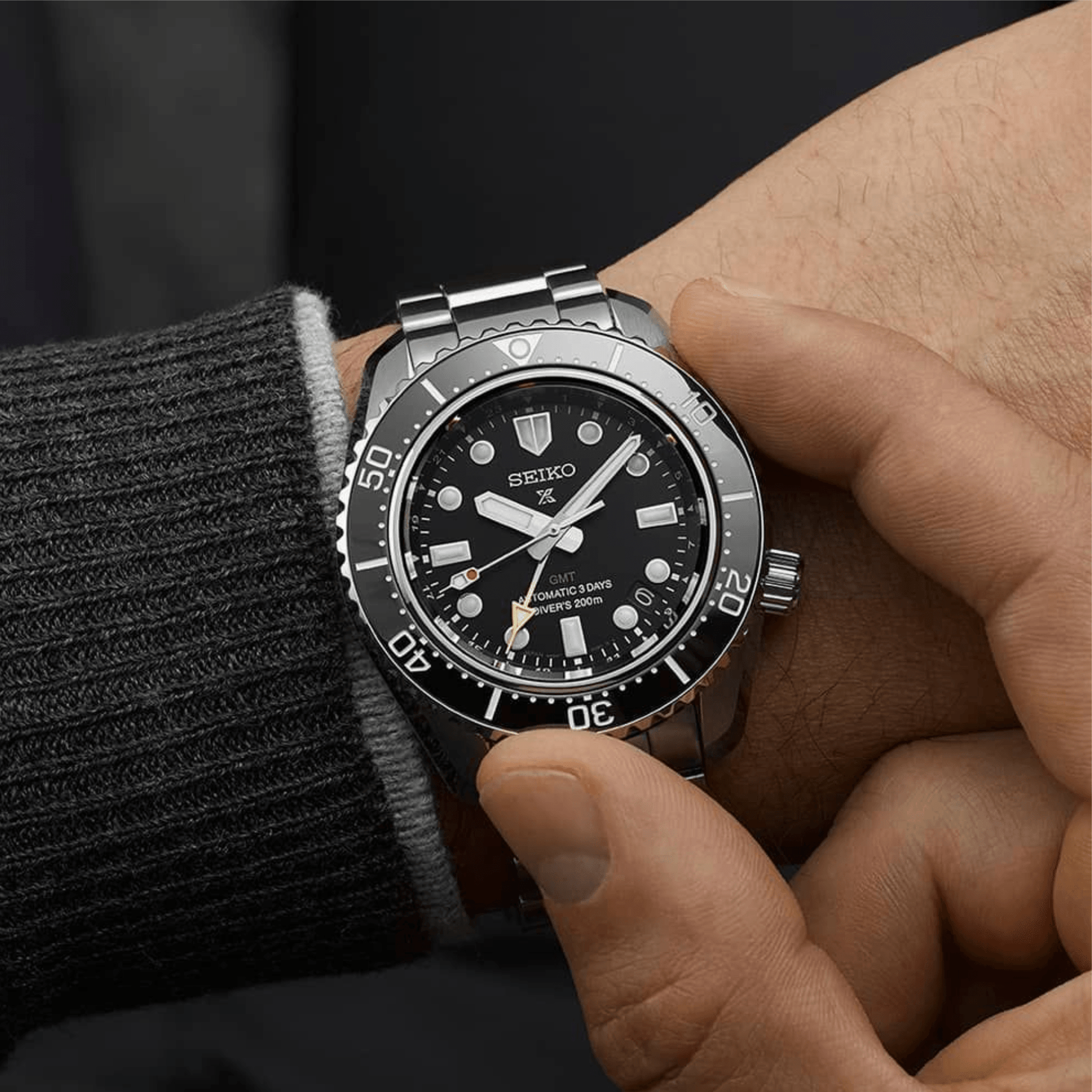 Seiko Prospex 1968 Heritage Divers GMT Automatic Watch