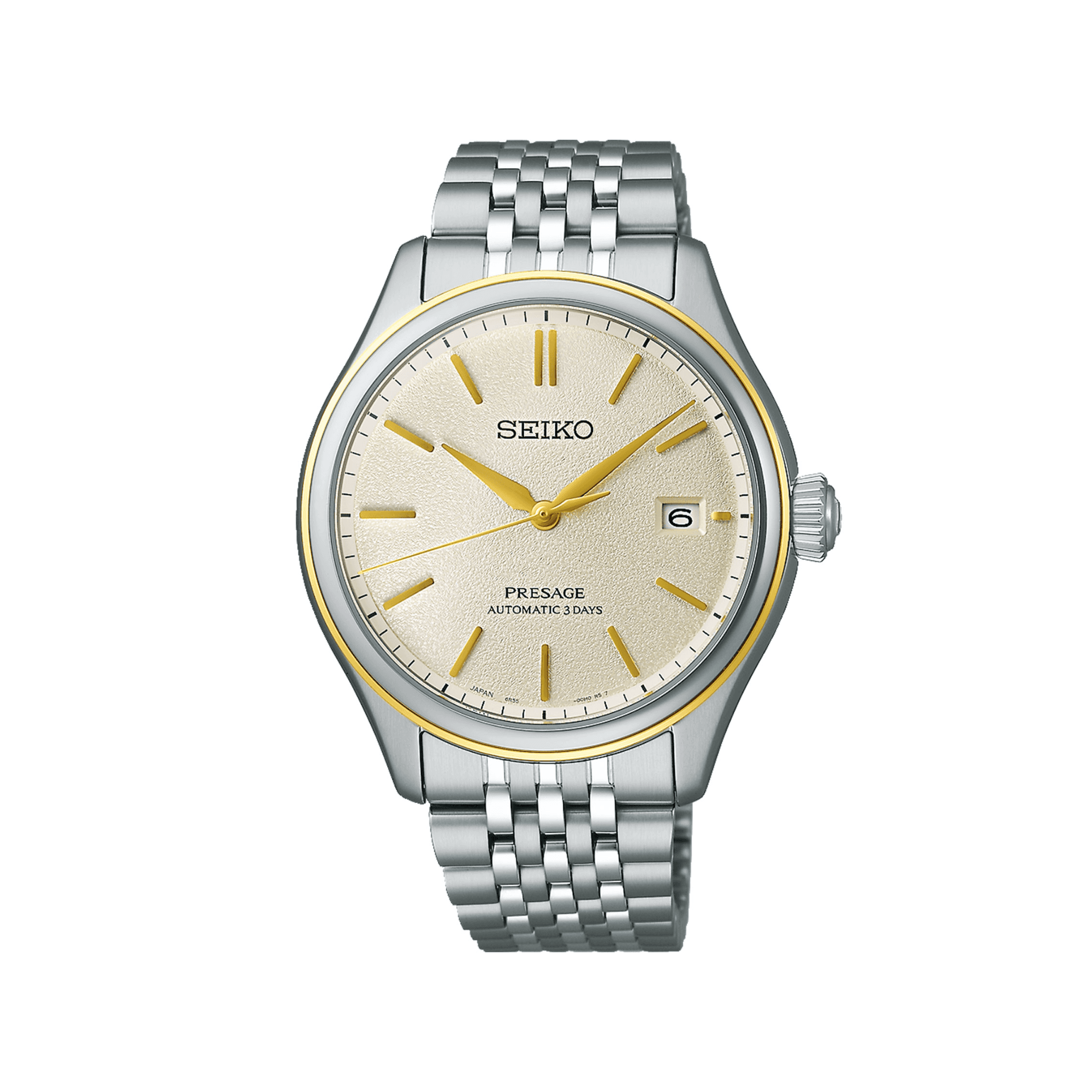 Seiko Presage Classic Series 'Cream Silk' Automatic Watch