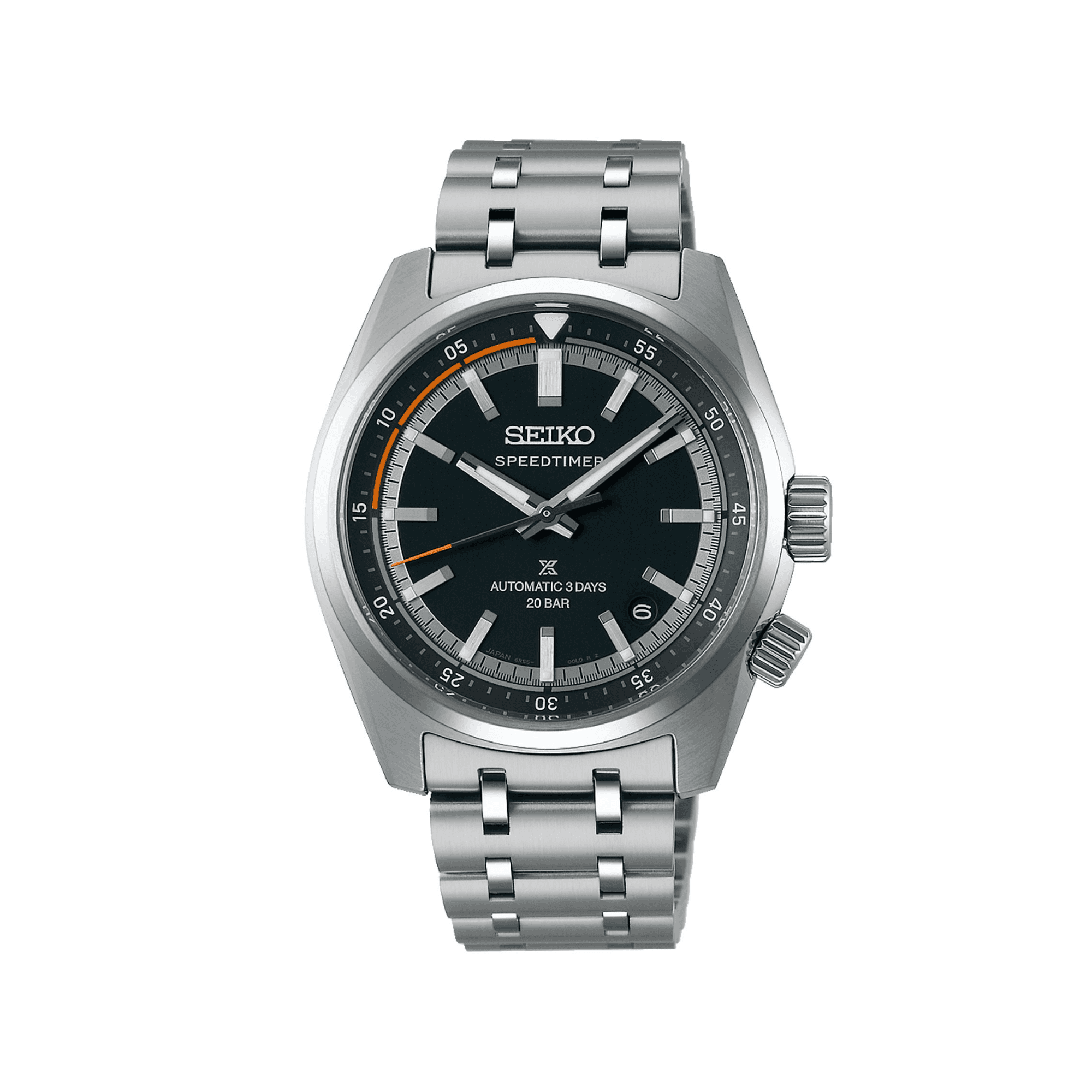 Seiko Prospex Speedtimer 6R 'Compact Countdown' Black Automatic Watch
