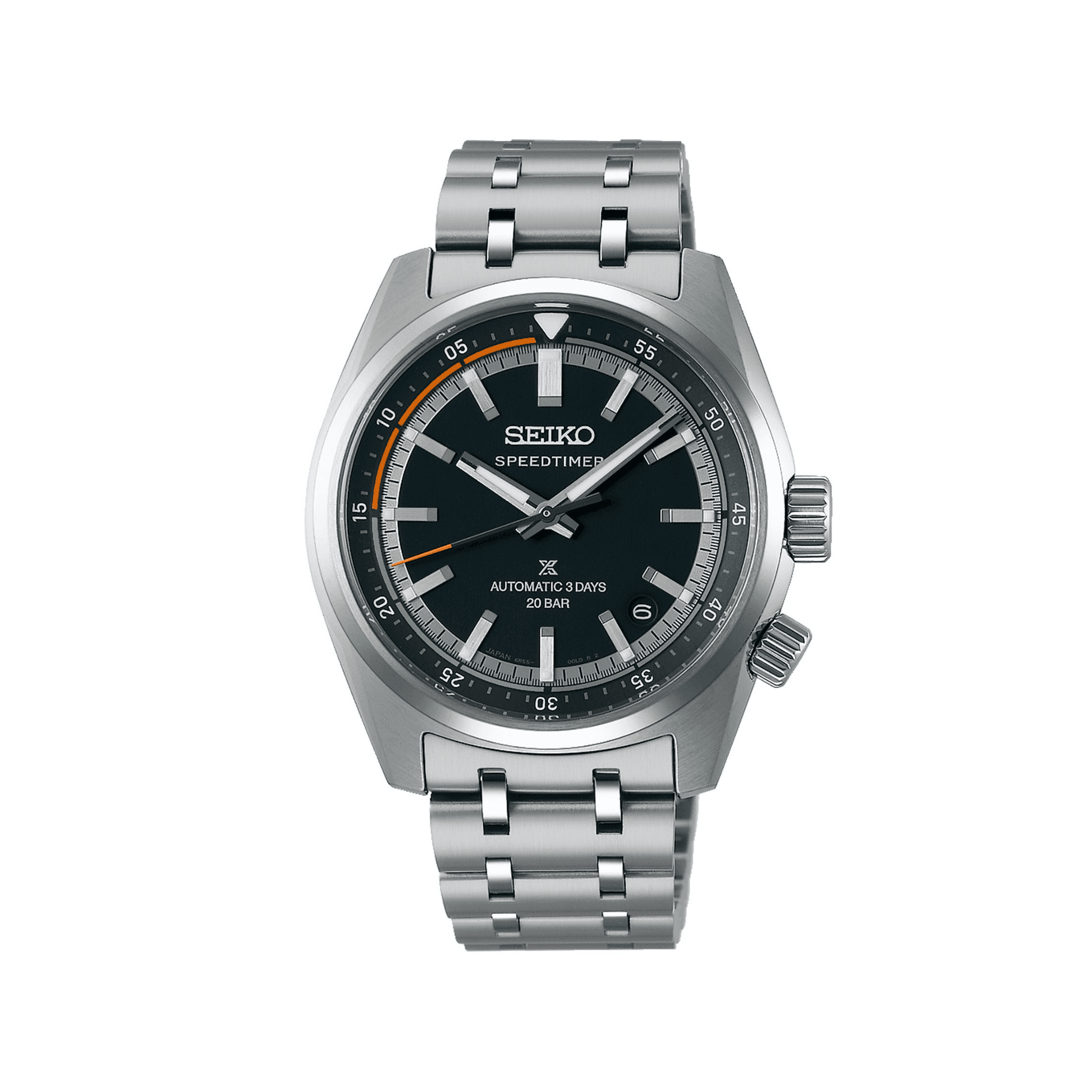 Seiko Prospex Speedtimer 6R 'Compact Countdown' Black Automatic Watch