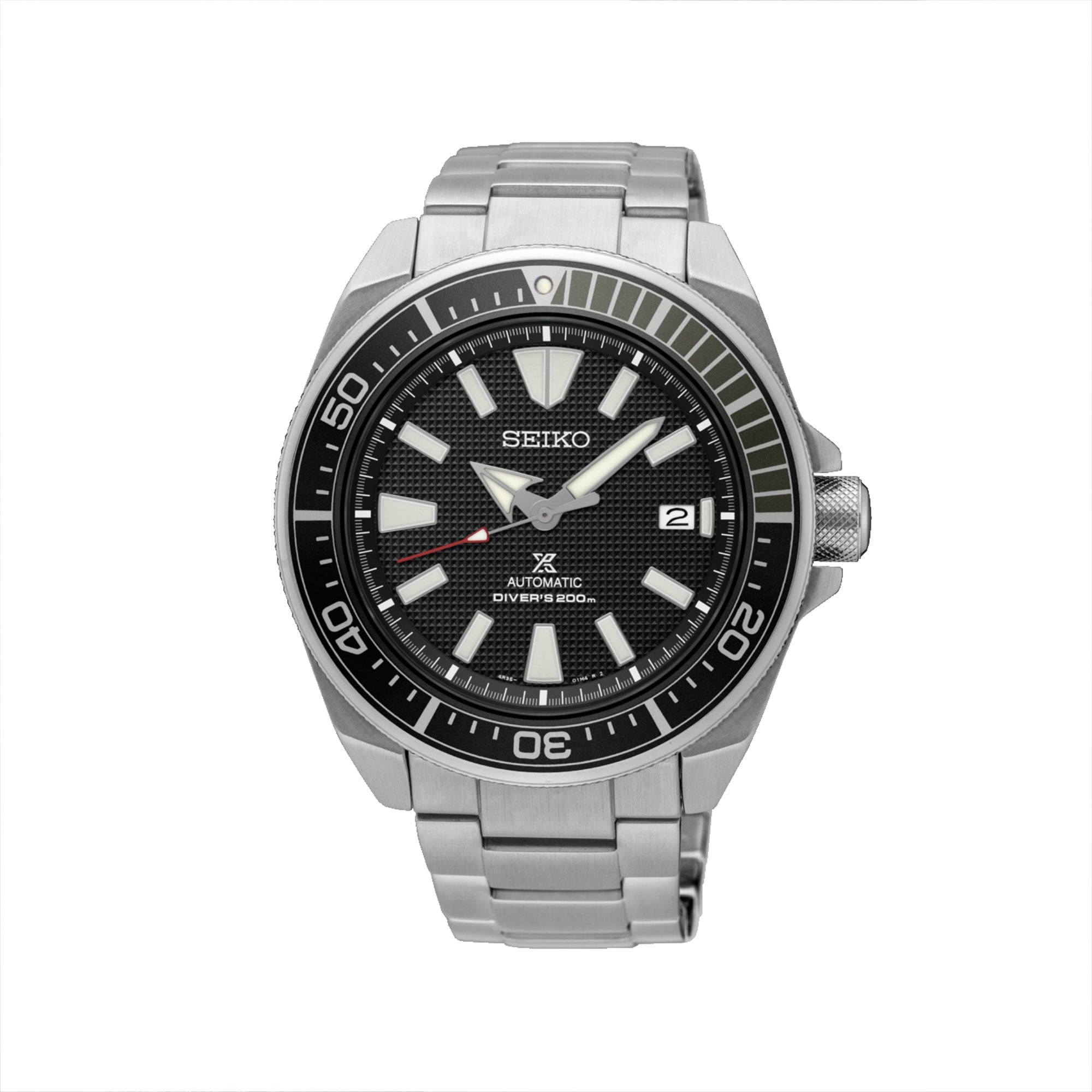 Seiko Prospex 'Samurai' Automatic Diver Black Watch