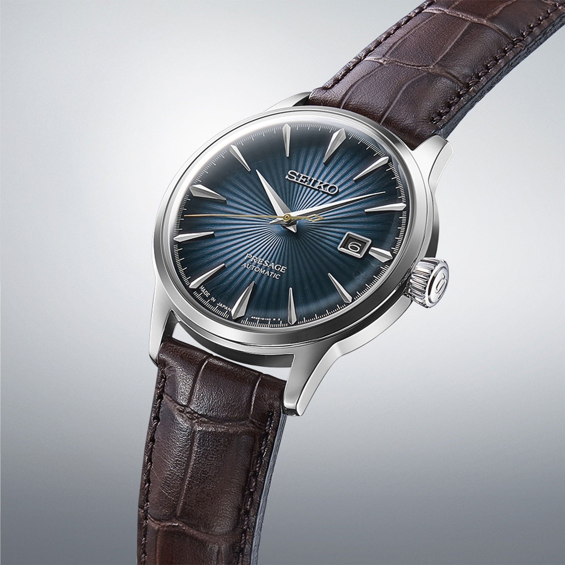 Seiko Presage 'Midnight Blue Moon' Cocktail Time Automatic
